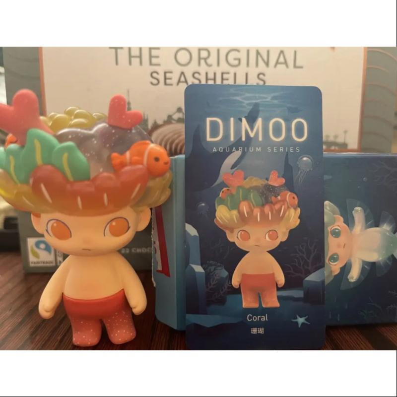 DIMOO Aquarium Series Coral Figurine - Collectible Underwater Decor for Home, Office & Fish Tank - Perfect for Aquarium Enthusiasts & Disney Fans