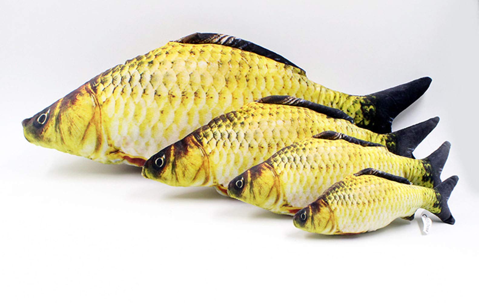 Premium Moony Catnip Fish Toy - 60cm Interactive Plush Cat Toy with Catnip for Teeth Grinding & Claw Scratching | Soft Pillow for Play & Relaxation | Perfect for Indoor Cats & Playtime Bonding