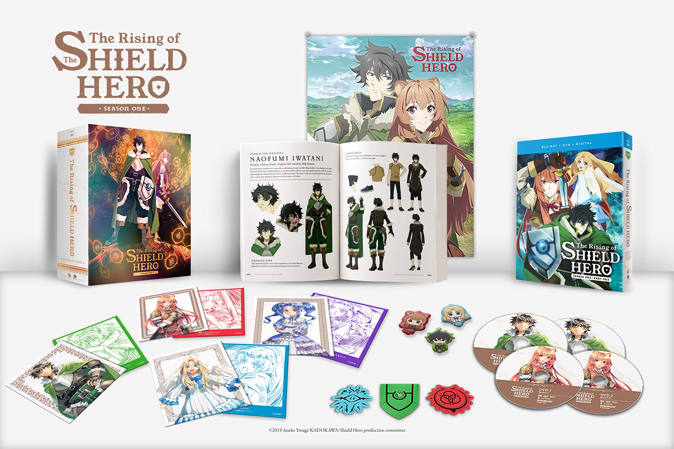 The Rising of the Shield Hero: Season 1 Part 1 Limited Edition Blu-ray | Anime Collector's Set | Perfect for Home Entertainment & Anime Enthusiasts