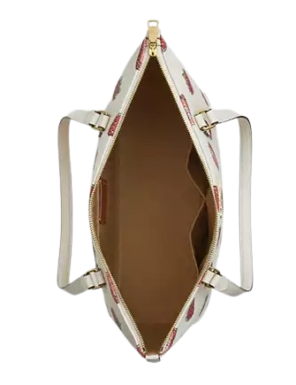 Coach Strawberry Print Gallery Tote Bag - Stylish & Spacious Handbag for Women, Perfect for Work, Travel & Everyday Use