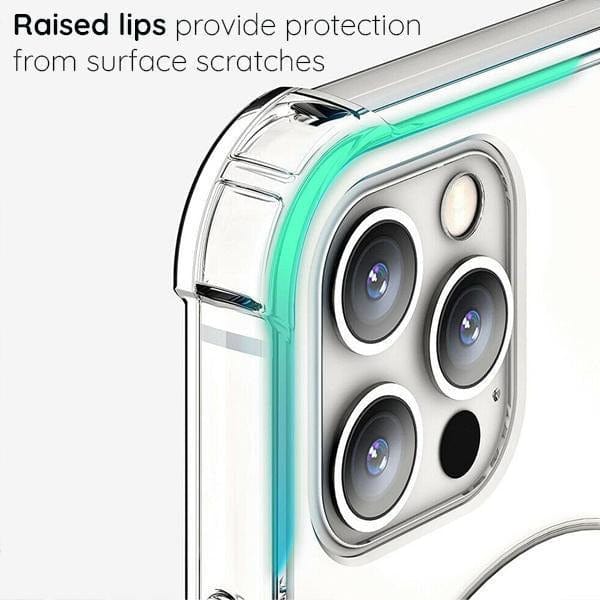 Urban Clear iPhone 12 Pro Max Case - MagSafe Compatible Protective Cover | Slim Transparent Design for Everyday Use & Wireless Charging