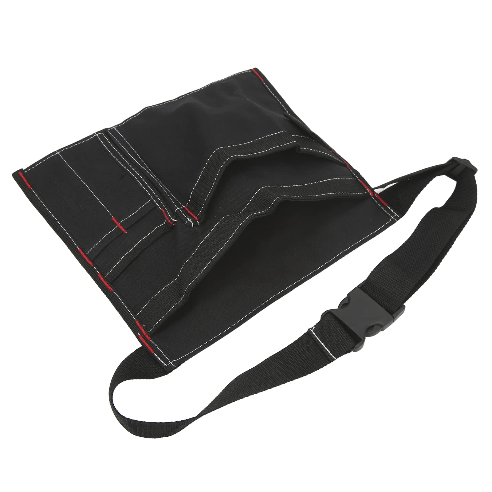**Durable High-Capacity Tool Waist Bag for Woodworking - Scratch-Resistant & Reinforced Stitching (Black) | Perfect for Carpenters, Electricians & DIY Projects**