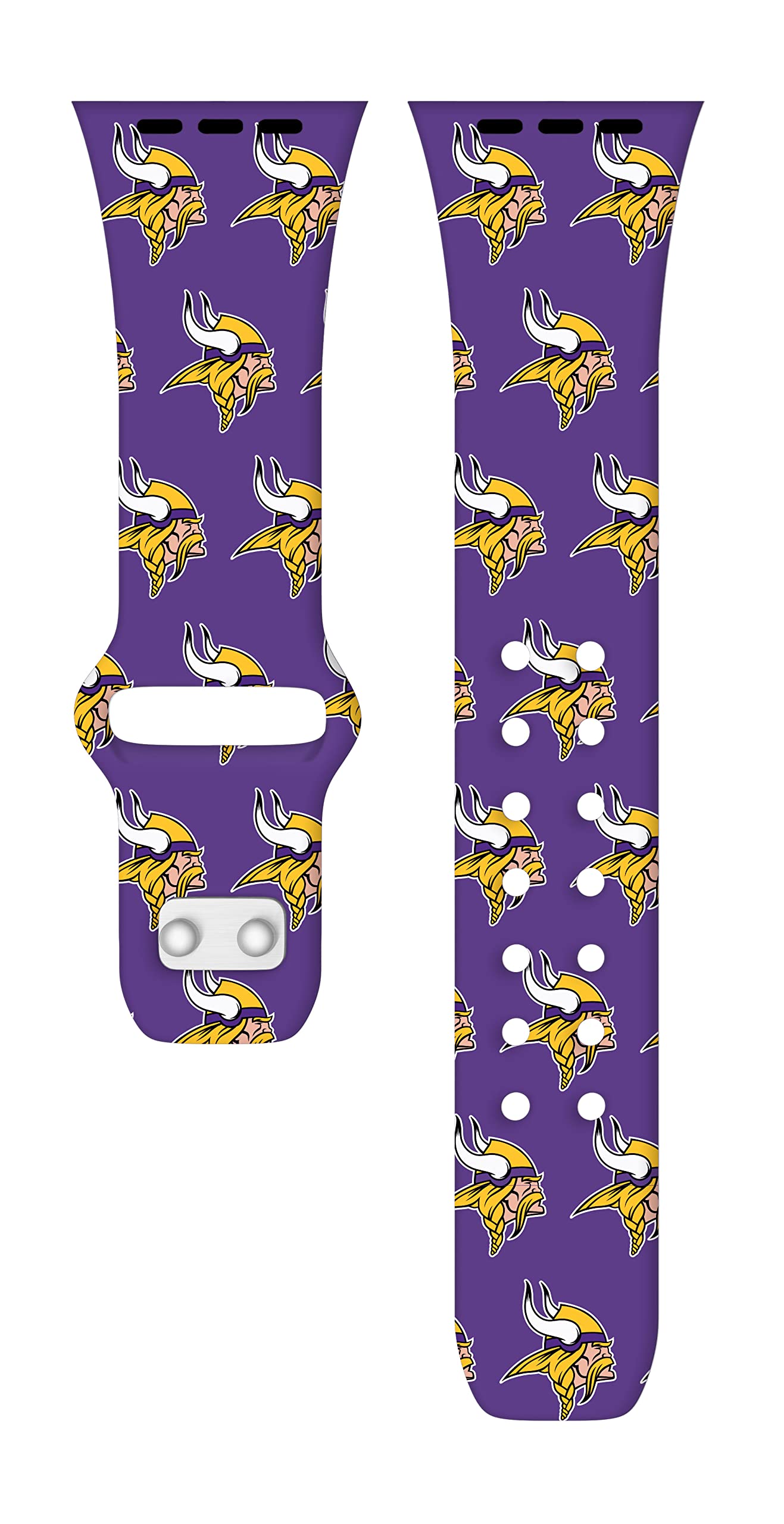 Minnesota Vikings Game Time HD Watch Band for Apple Watch - Perfect for NFL Fans & Game Day Outfits