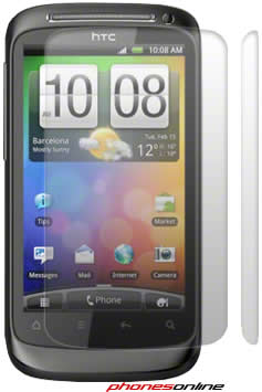 HTC Wildfire S Screen Protector (2-Pack) - HD Clear Anti-Scratch Film for Smartphone Protection - Perfect for Daily Use, Travel & Outdoor Activities