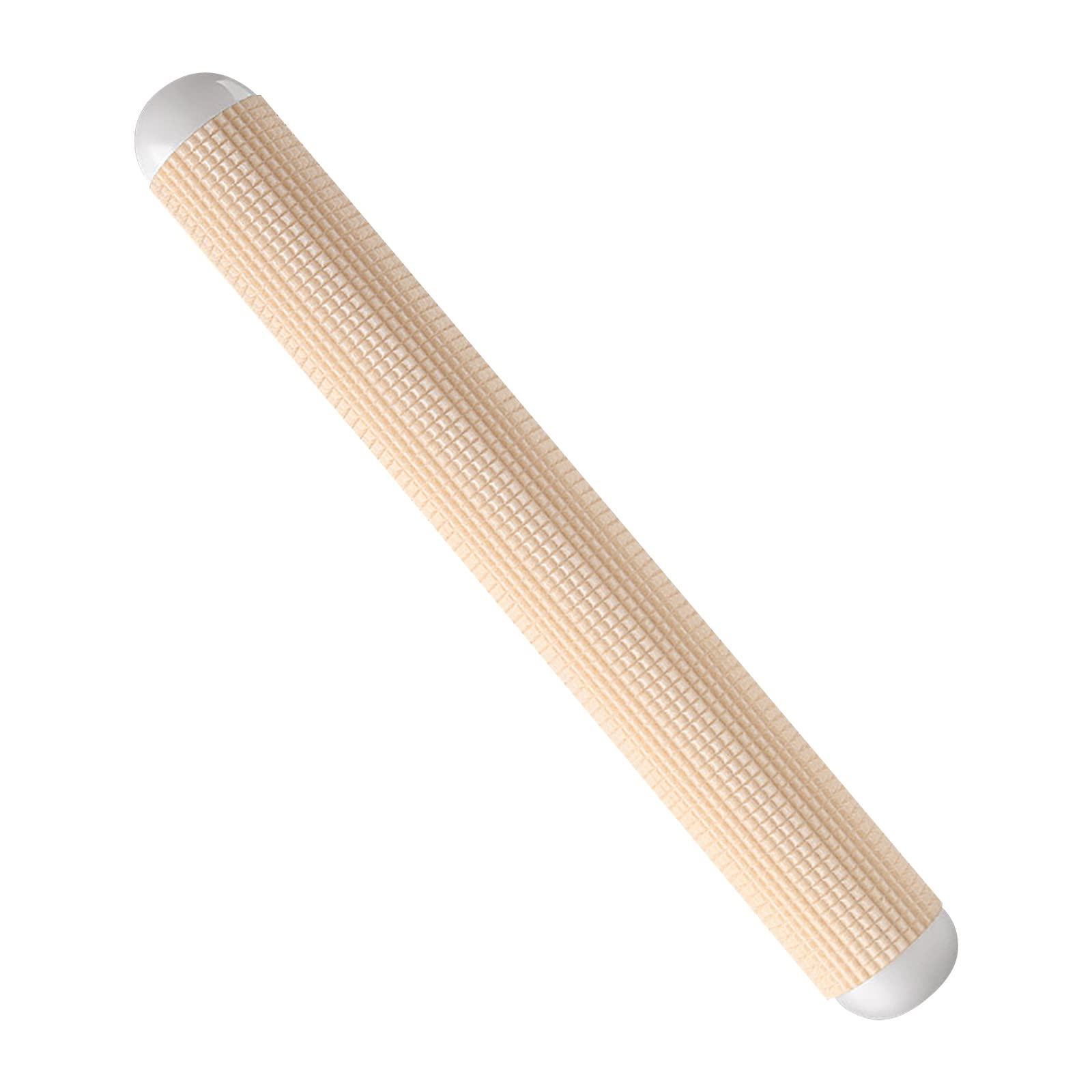 Non-Stick Plastic Dough Roller for Dumpling Wrappers & Noodles - Beige Baking Rolling Pin for Perfect Pastry, Pie Crust & Homemade Pasta - Ideal for Asian Cooking, Baking & Kitchen DIY Projects