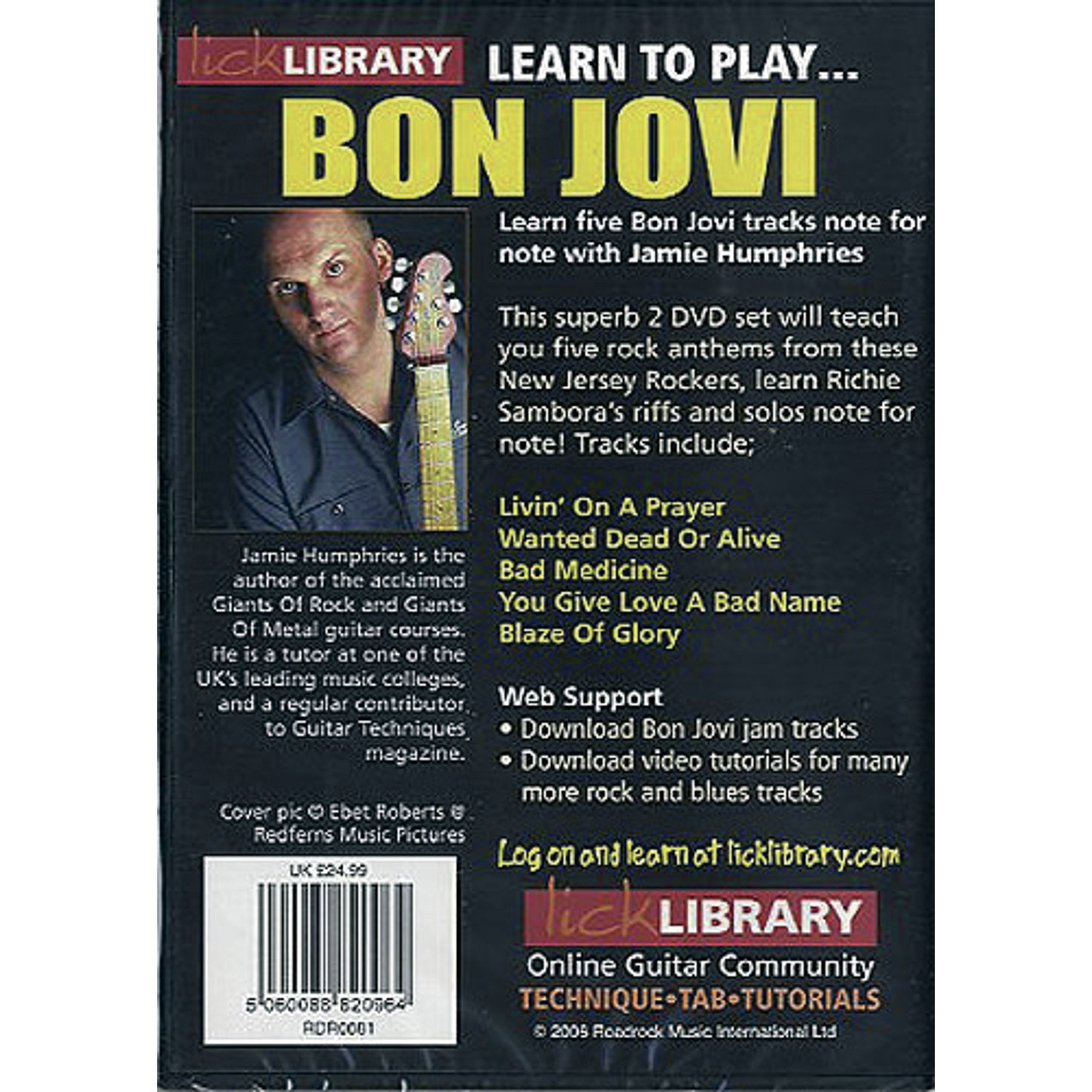 Learn To Play Bon Jovi Songs on Guitar - Easy Guitar Tutorial for Beginners | Perfect for Home Practice, Music Lessons & Rock Band Performances