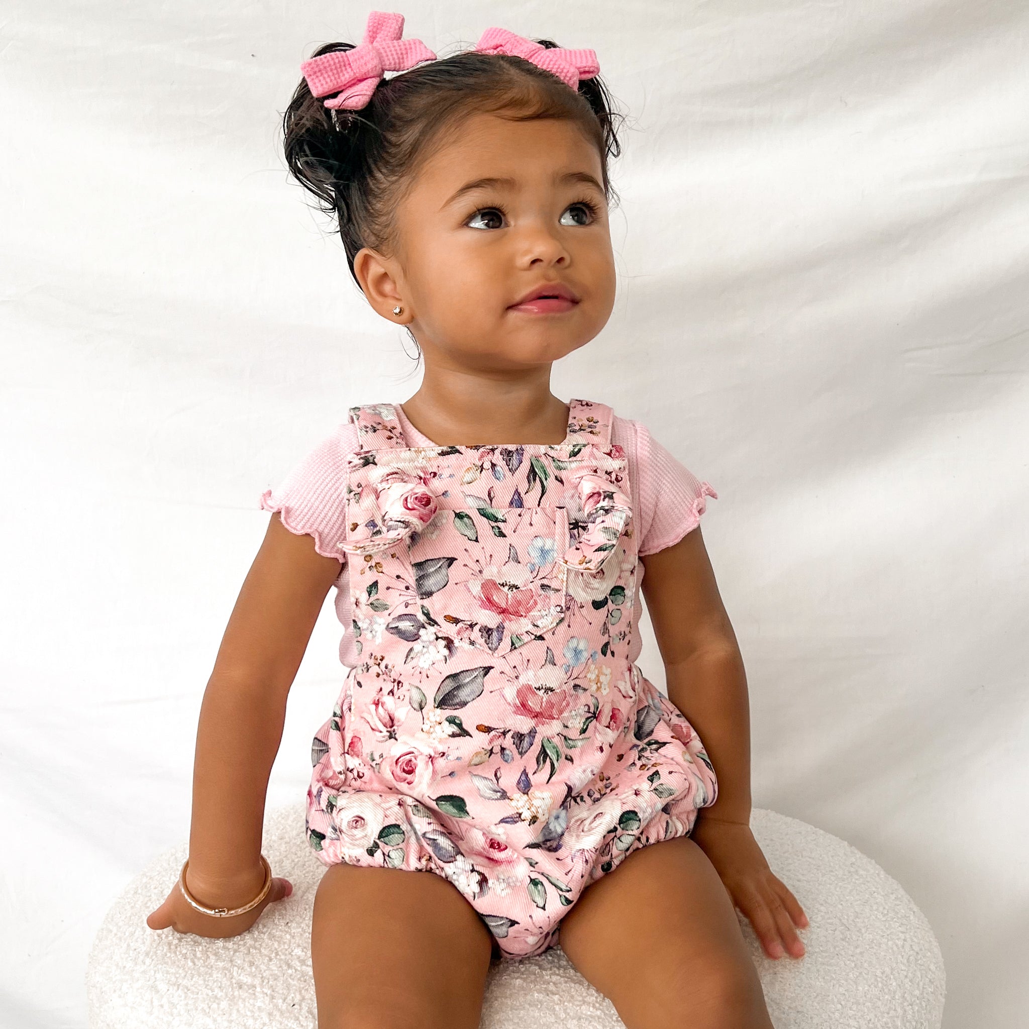 Floral Overalls Romper for Women - Stylish Jumpsuit with Pockets | Perfect for Spring, Summer, and Casual Outings