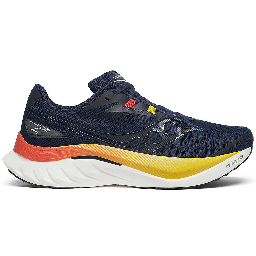 Saucony Endorphin Speed 4 Running Shoes for Men - Lightweight Cushioned Road Racing Sneakers for Marathon Training & Long Distance Running