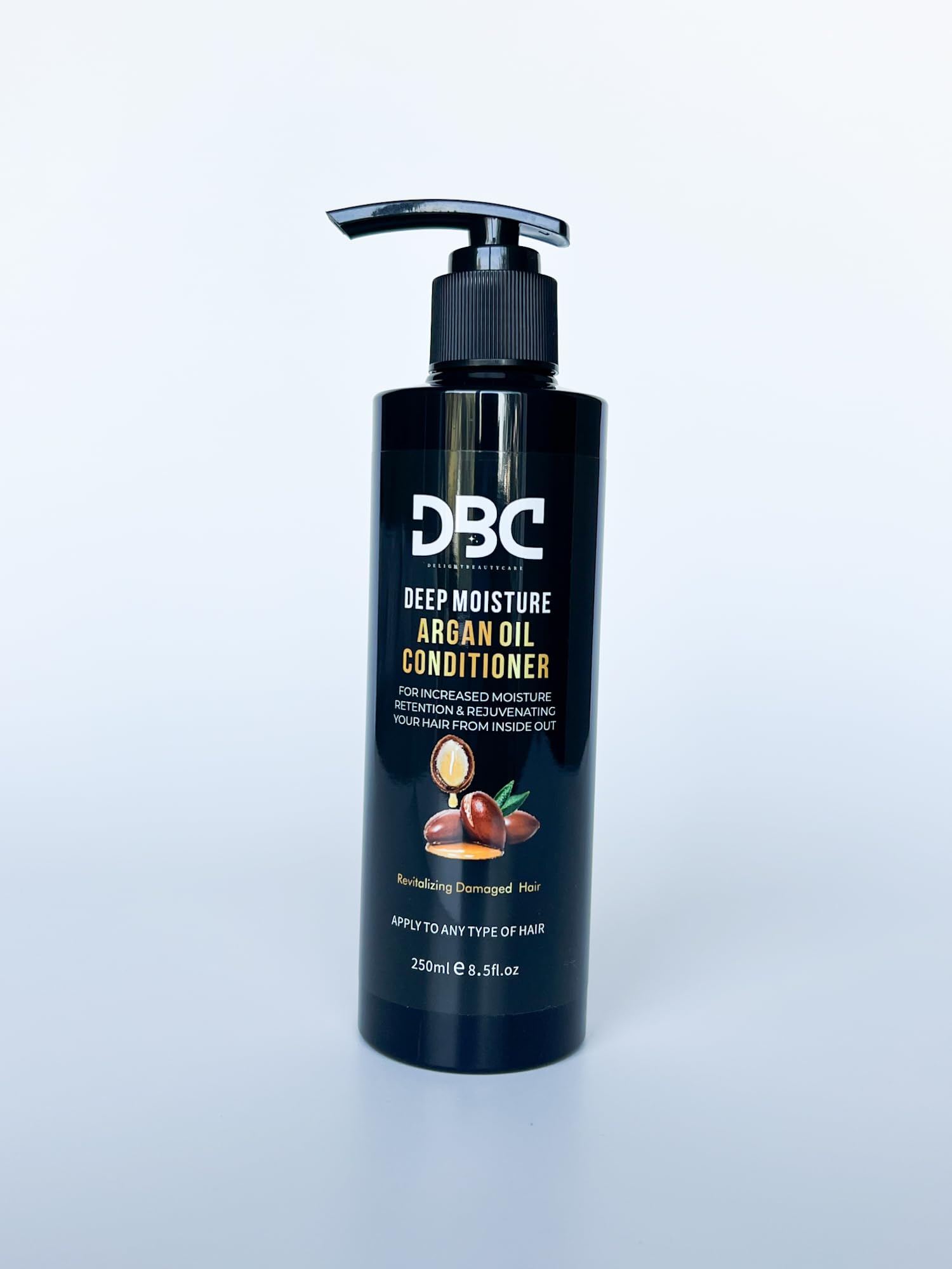 DBC Argan Oil Conditioner for Hair - Deep Hydrating & Repairing Treatment for Dry, Damaged Hair - Natural Moroccan Argan Oil Formula - Perfect for Daily Use, Salon-Quality Results at Home
