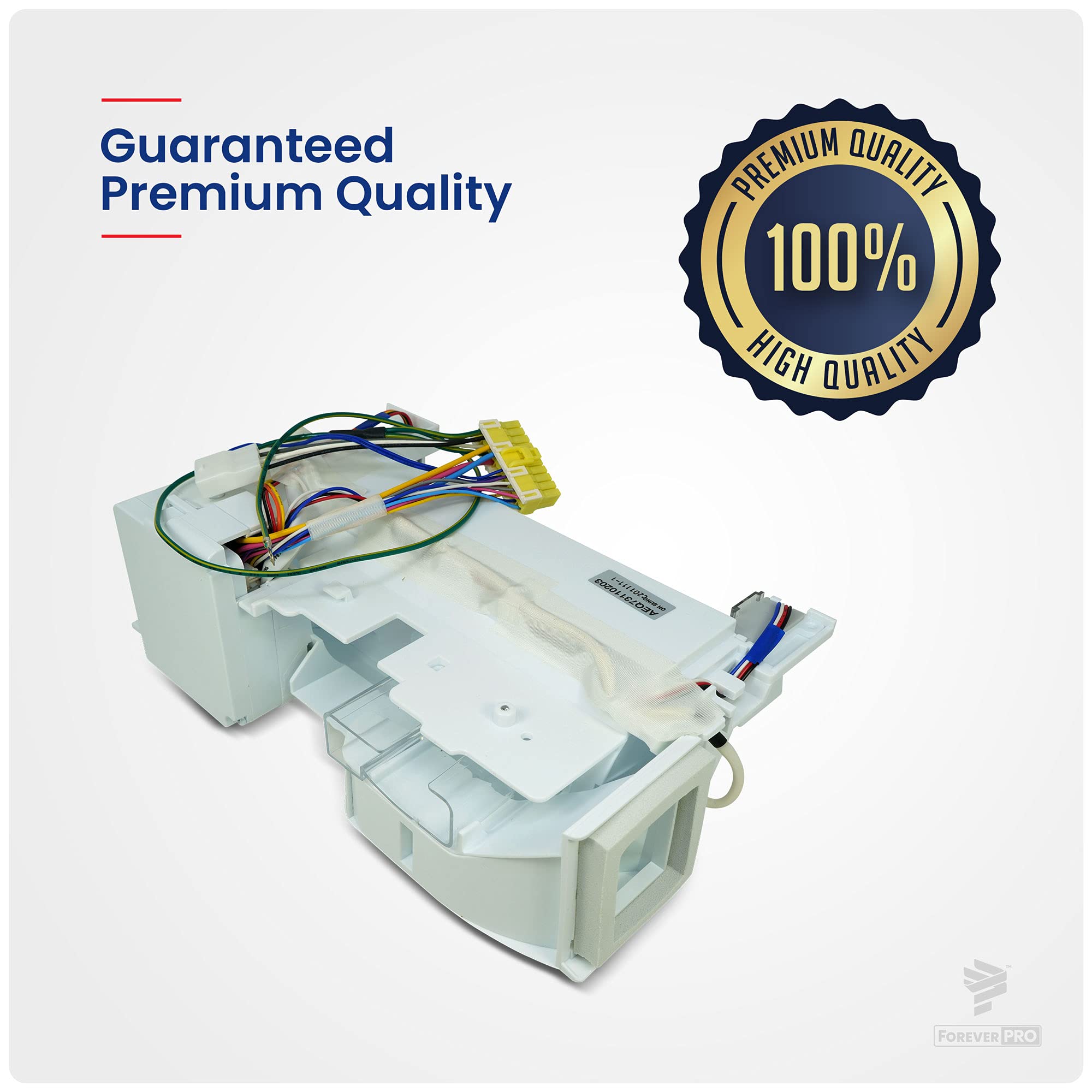 ForeverPRO AEQ73110203 Ice Maker Assembly Kit Compatible with LG Refrigerator Models 2657857 & PS7788172 - Replacement Part for AEQ73110209 - Perfect for Kitchen Appliance Repair & Ice Dispenser Maintenance