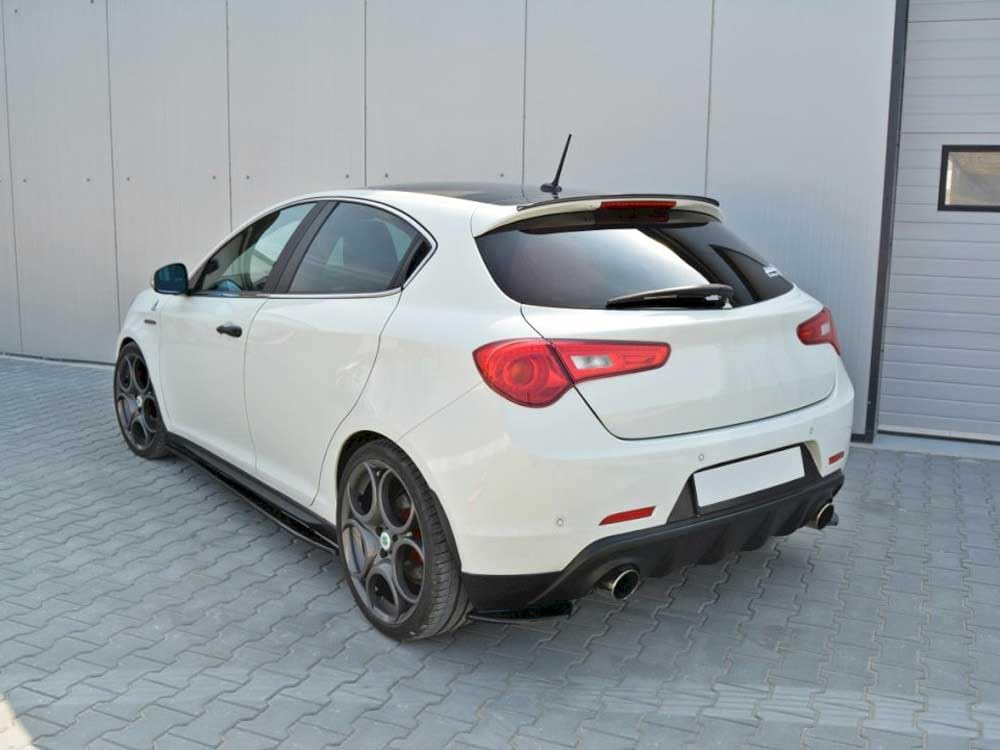 Maxton Design Spoiler Extension Wing Lip for Alfa Romeo Giulietta (2010-2019) - Carbon Fiber Trunk Spoiler for Enhanced Aerodynamics & Sporty Style - Perfect for Car Enthusiasts & Street Racing
