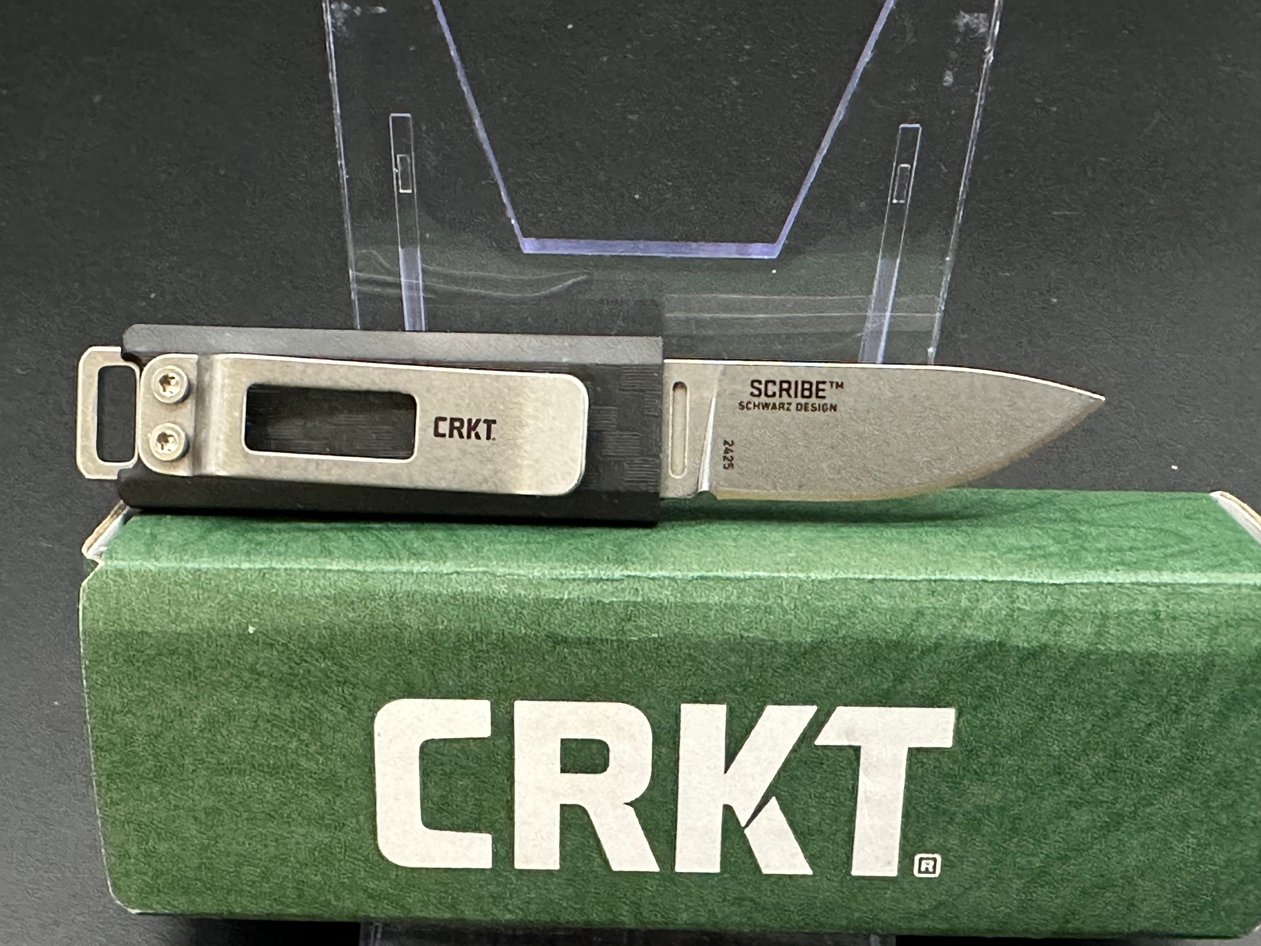 CRKT Scribe Pocket Knife - Compact EDC Folding Knife with Razor-Sharp Blade for Everyday Carry, Outdoor Adventures & Survival Gear