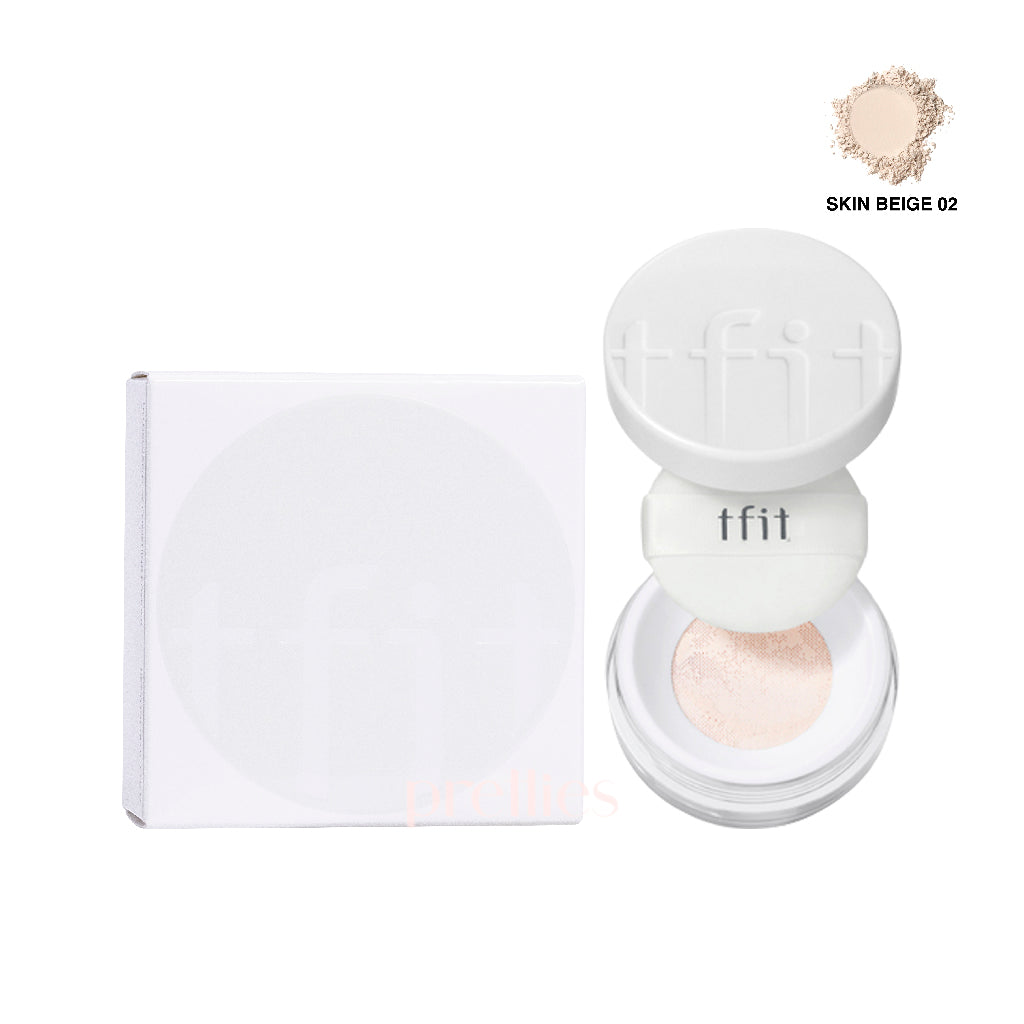TFIT Translucent Set Finishing Powder 7g (02 Skin Beige) - Oil Control & Pore Minimizing Loose Powder for Flawless Makeup | Perfect for Daily Wear & Special Occasions