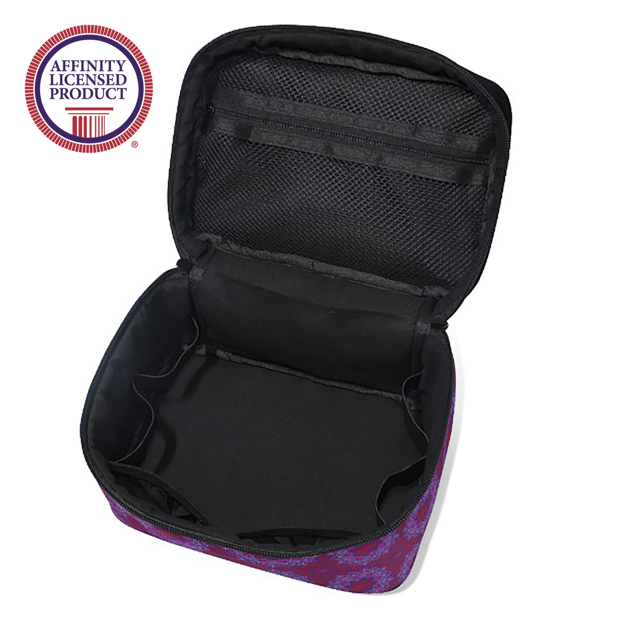 Bad Bananas Red Hat Society Cosmetic Case - Stylish Makeup Organizer for Travel & Daily Use - Perfect for Brushes, Lipsticks & Beauty Essentials