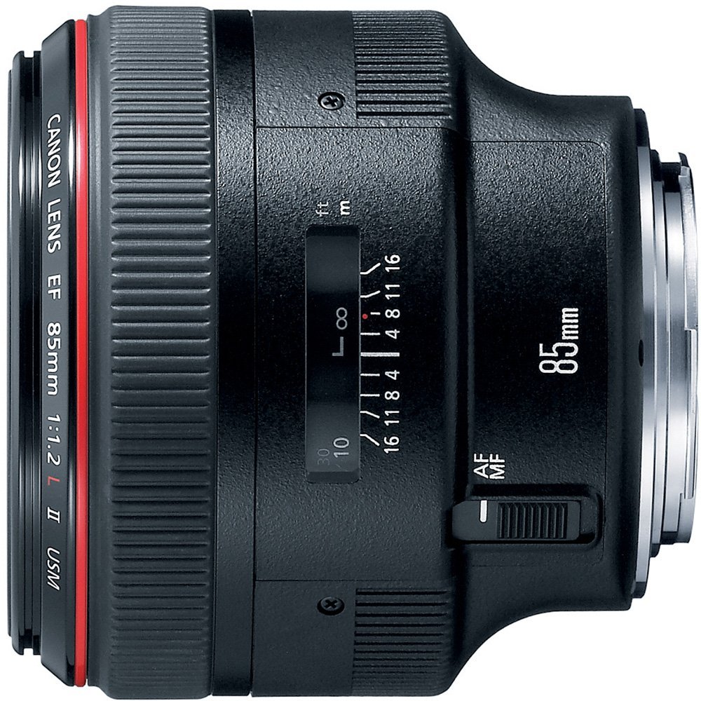 Canon EF 85mm f/1.2L II USM Lens for Canon DSLR Cameras - Professional Portrait Photography, Low Light Shooting, Renewed (Perfect for Weddings, Studio Portraits & Creative Bokeh Effects)
