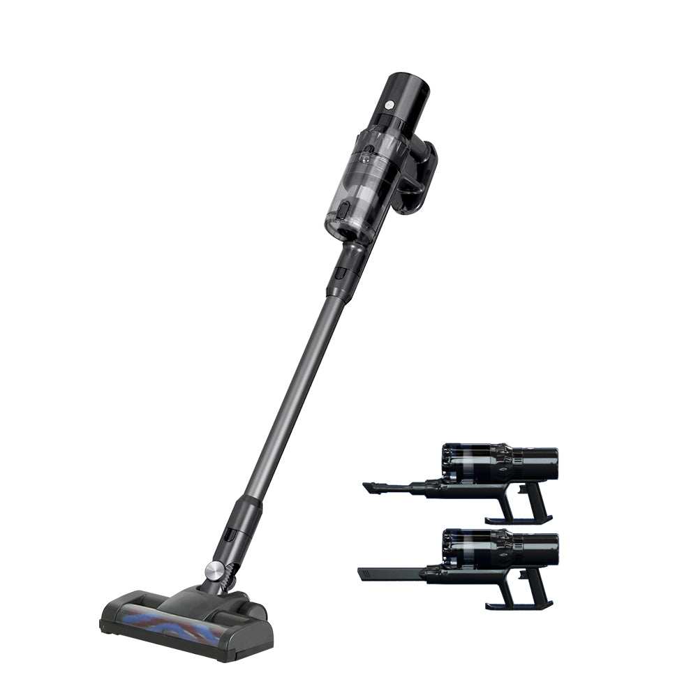 Devanti 350W Brushless Cordless Stick Vacuum Cleaner - Lightweight Powerful Handheld Vacuum for Hardwood Floors, Carpets & Pet Hair | Perfect for Home, Office & Car Cleaning
