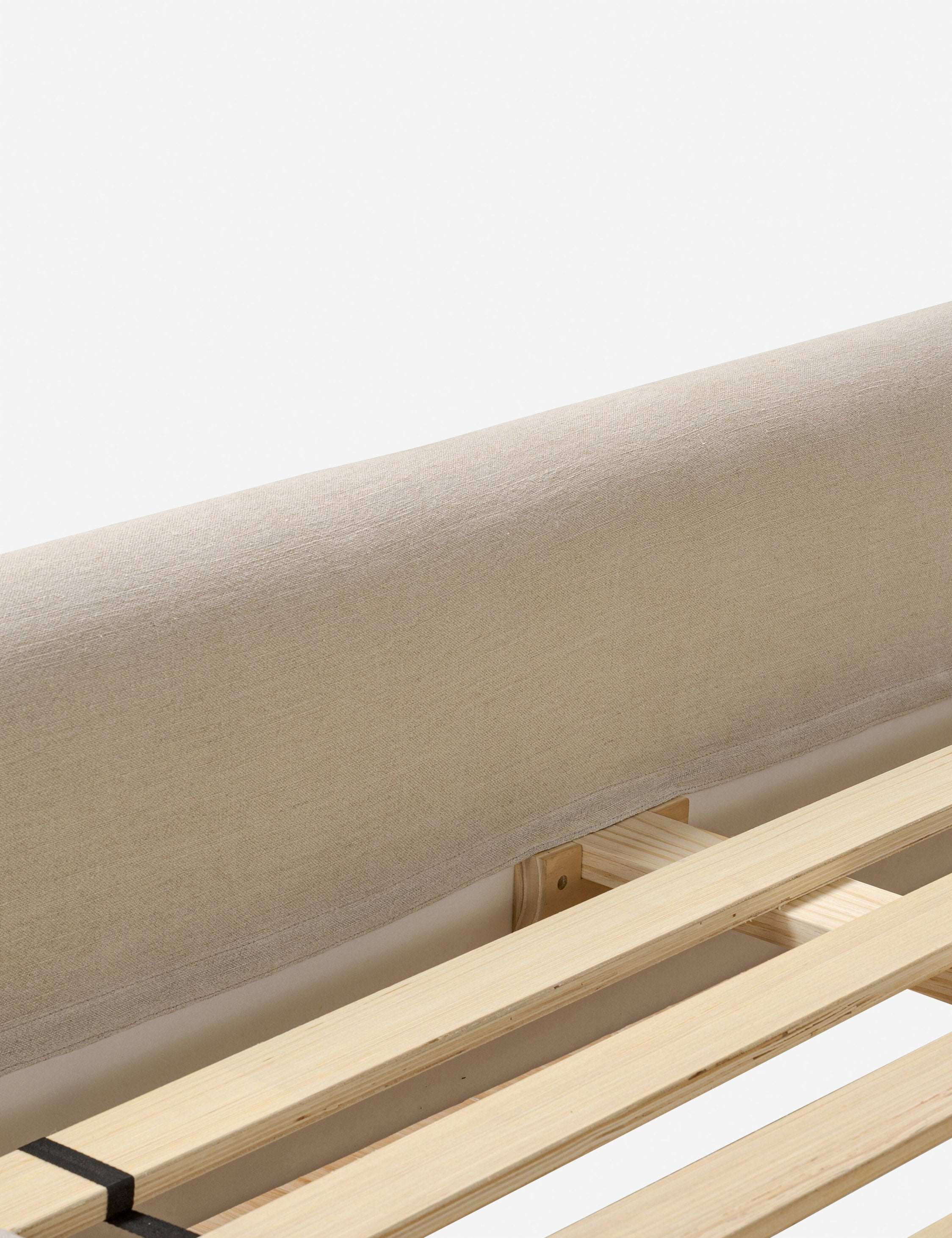 Dalia Slipcover Bed by Amber Lewis x Four Hands - Modern Upholstered Bed Frame for Bedroom Decor - Perfect for Master Bedroom, Guest Room & Cozy Home Styling