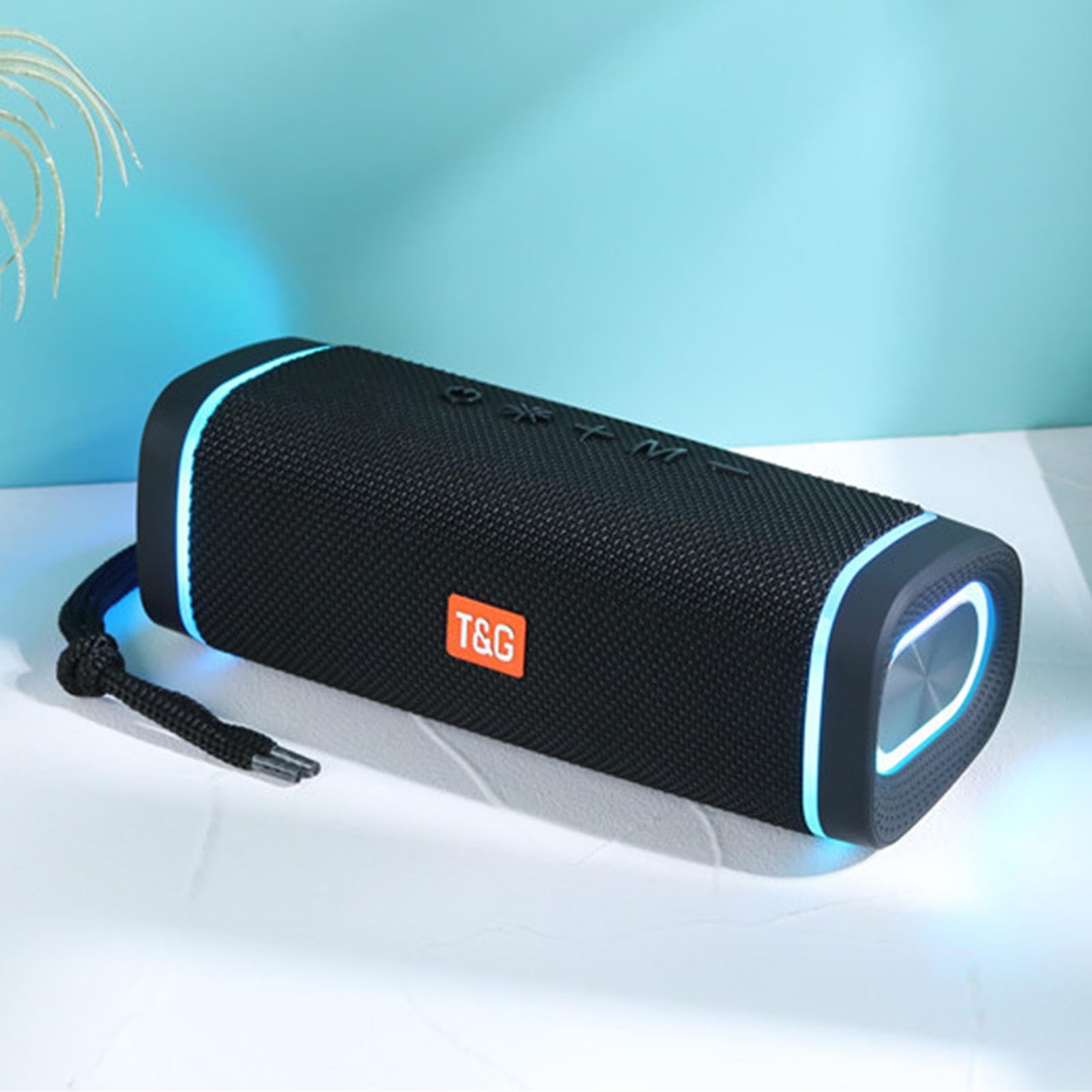 Aizuoni Wireless Bluetooth Speaker - Portable Waterproof Dustproof Outdoor Speaker with Rechargeable Battery & Carrying Strap - Perfect for Hiking, Camping, Beach, Pool Parties & Backyard BBQs