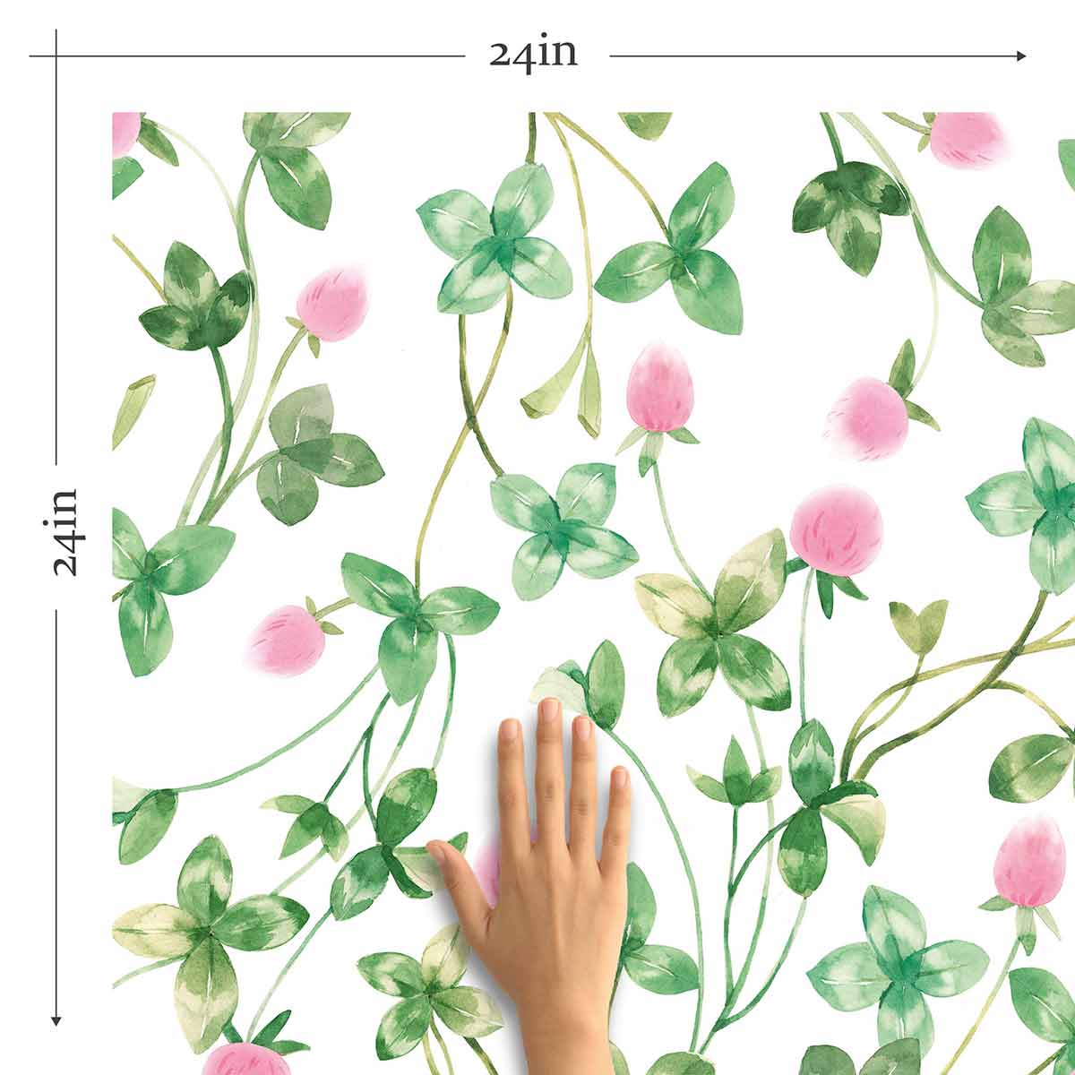 Green Leaf Peel and Stick Removable Wallpaper - Self-Adhesive Decorative Wall Covering for Home & Office - Easy to Install & Remove - Perfect for Bedroom, Living Room, Kitchen Decor