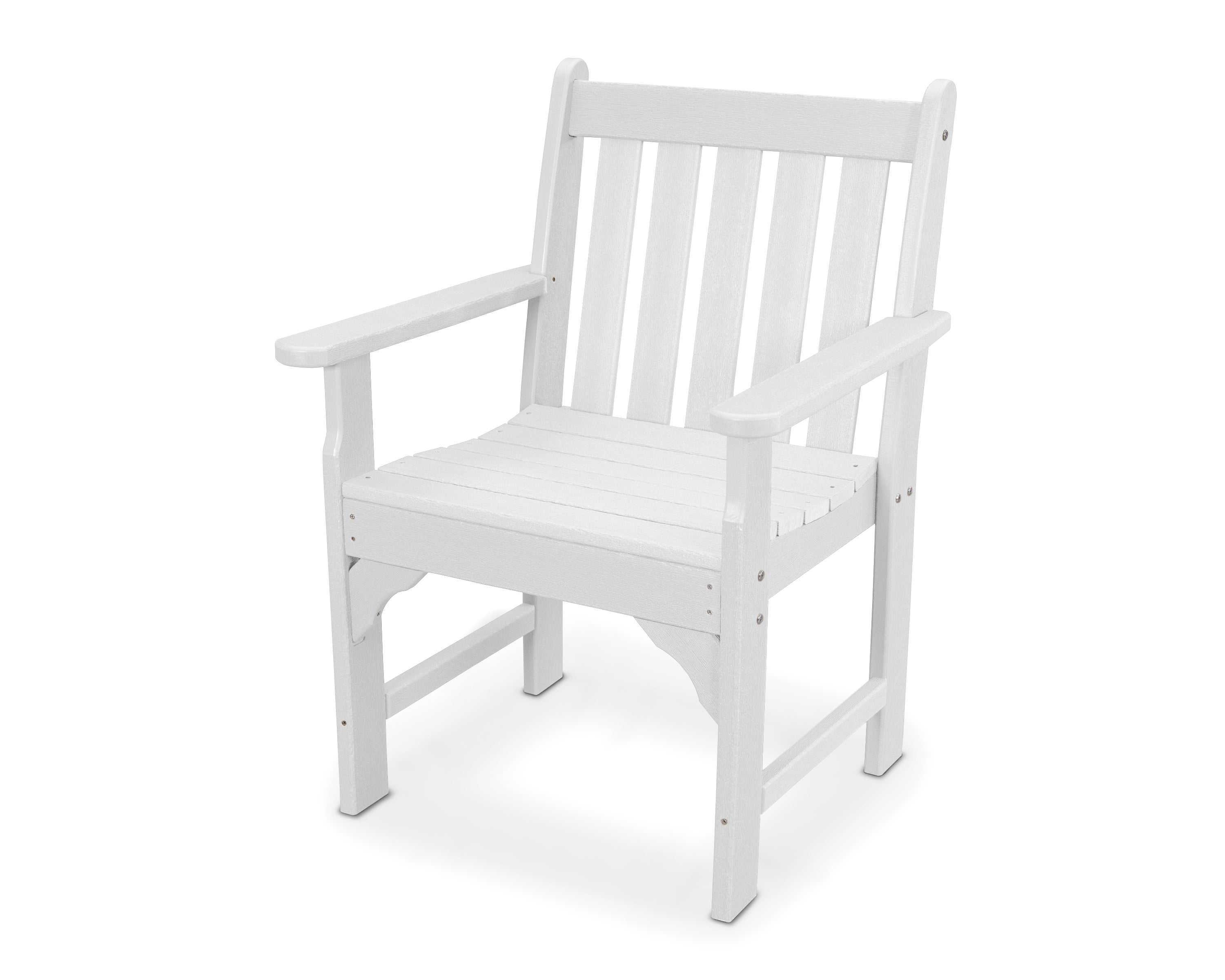 POLYWOOD Vineyard Garden Arm Chair - Durable Outdoor Patio Furniture for Backyard, Poolside, and Deck - Weather-Resistant Adirondack Style Seating