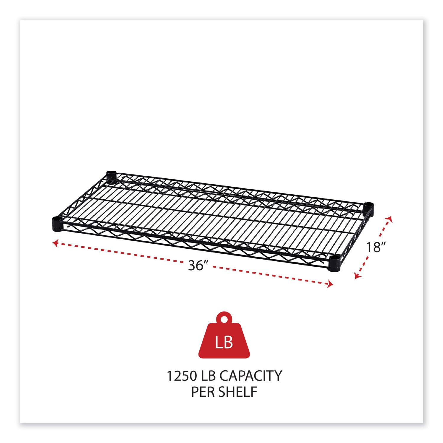 Alera® Industrial Wire Shelving Extra Wire Shelves - 36