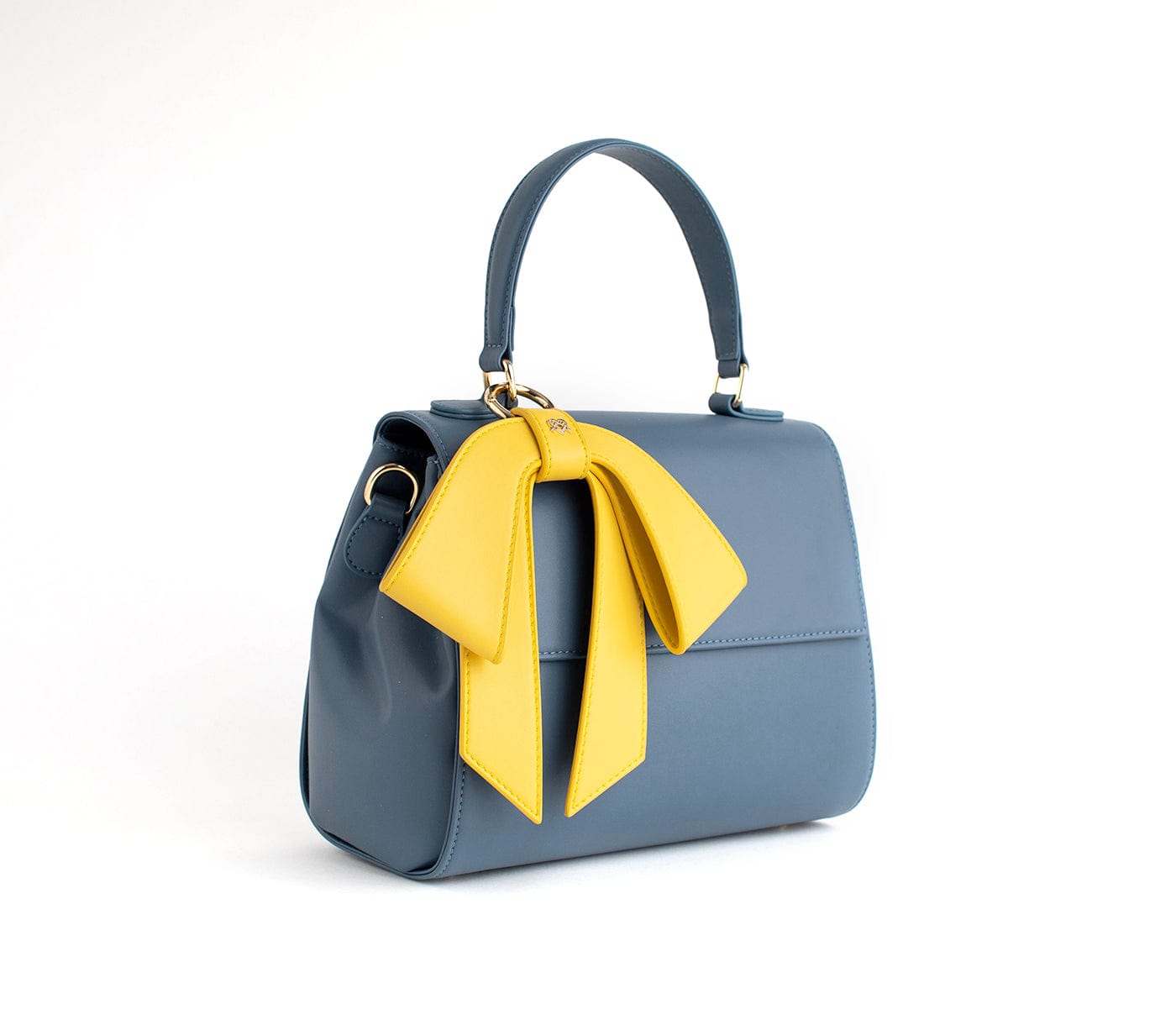 Vegan Leather Handbag for Women | Cottontail Deep Blue Crossbody Purse | Ethical Fashion Accessory for Work, Travel & Everyday Use