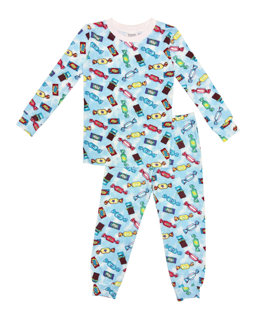 Comic Candy Pajama Set for Women - Soft & Comfortable Sleepwear - Perfect for Lounge, Sleepovers, and Relaxing at Home
