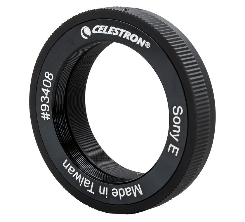 Sony E Mount T Ring Adapter - Compatible with Sony E Mount Cameras & Telescopes for Astrophotography & Macro Photography