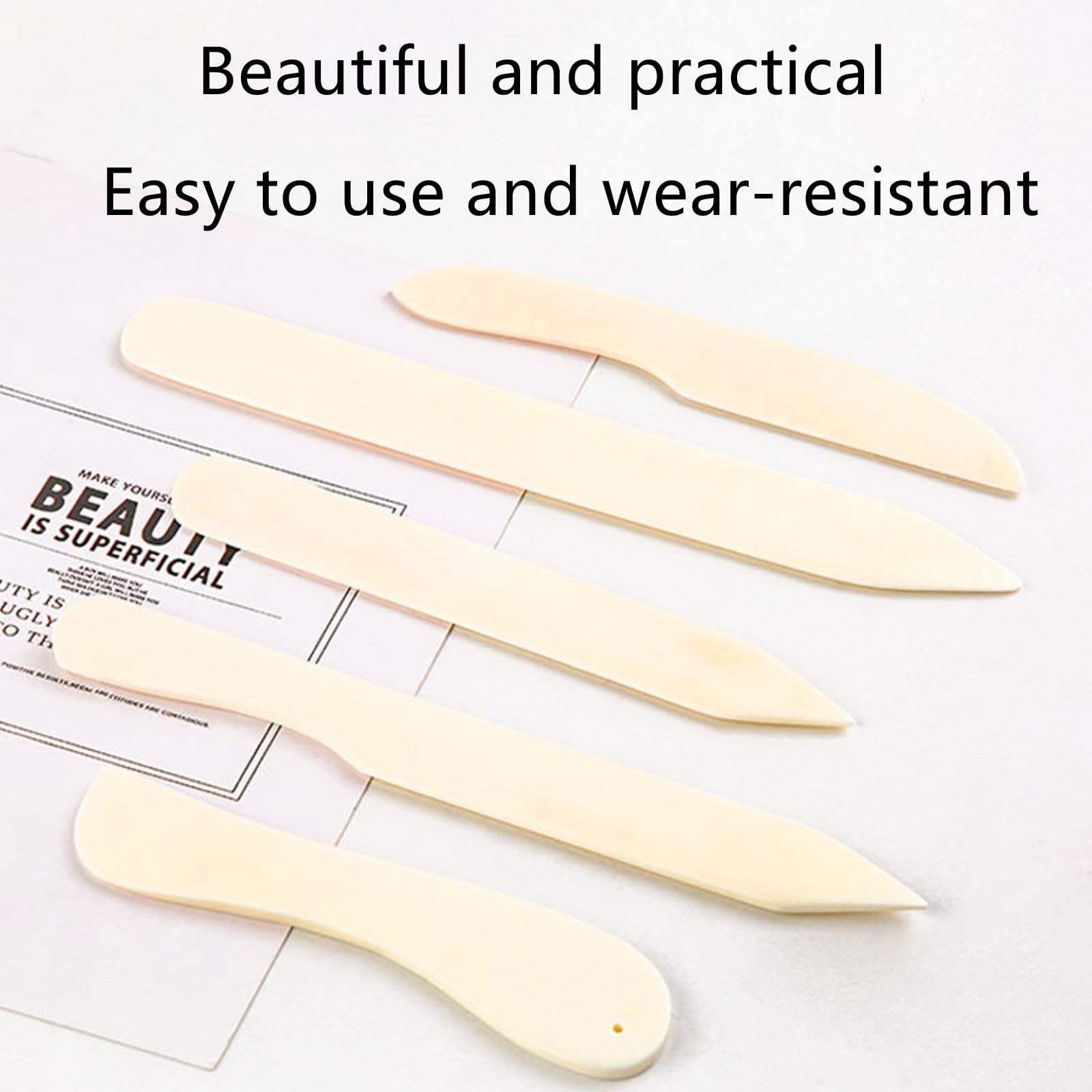 4 Pack Bamboo Point Turner Seam Creaser - Professional Sewing Tool for Quilting, Dressmaking & Crafting - Perfect for Smooth Seams, Pressing Creases & Marking Fabric