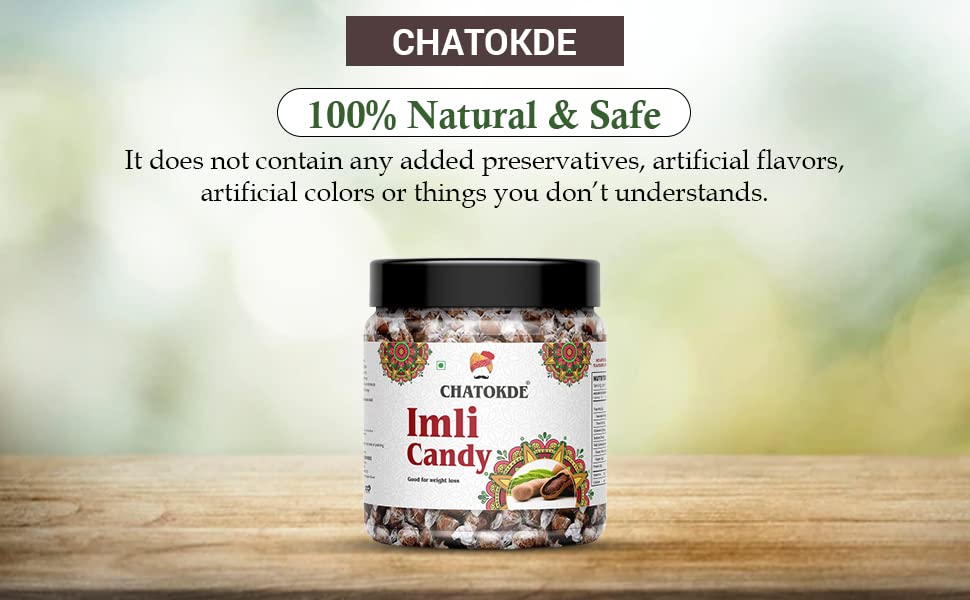 CHATOKDE Imli Candy - Khatti Methi Tamarind Twist Candy, 250G Jar - Sweet & Tangy Indian Snack for Parties, Gifting & Movie Nights