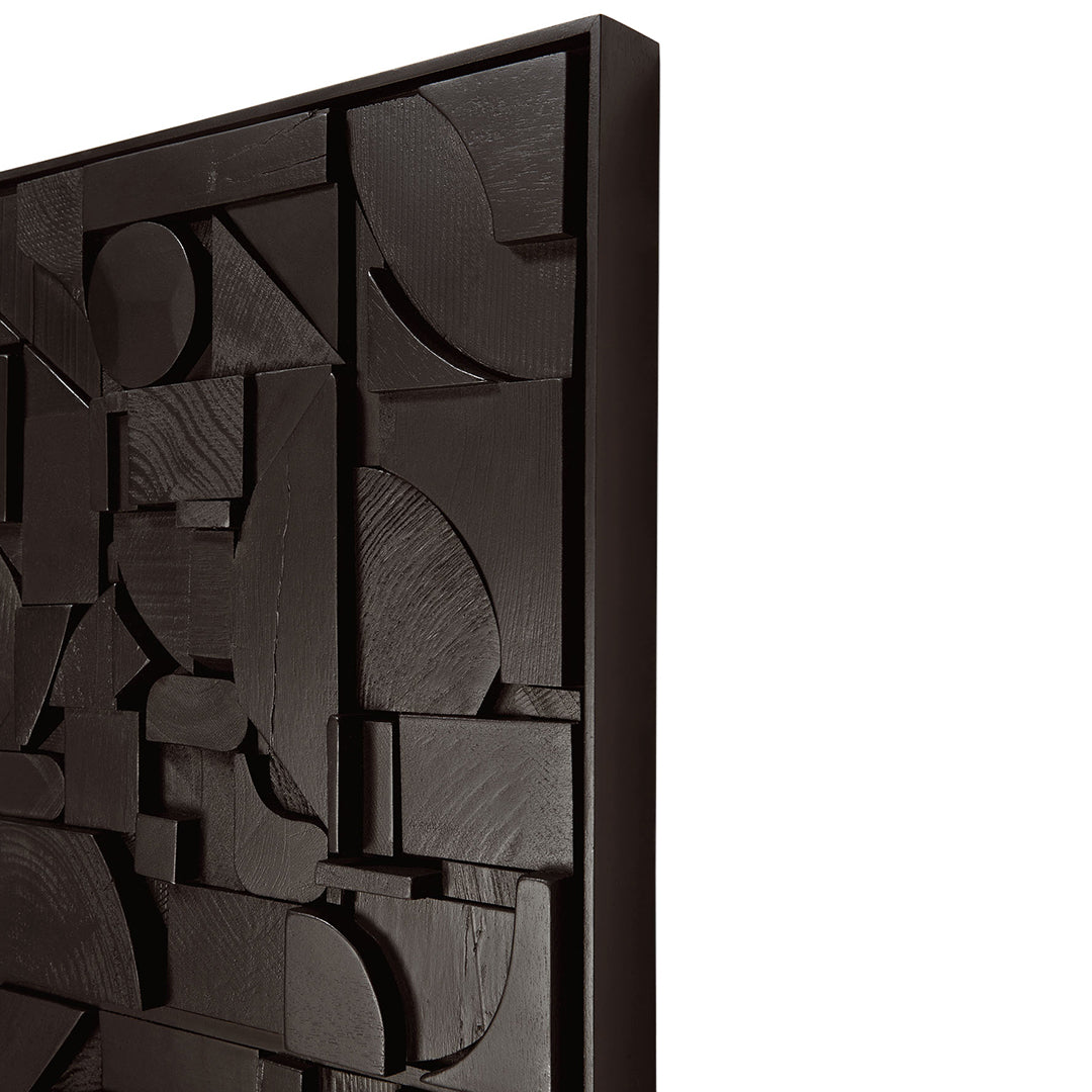 Ethnicraft Bricks Wall Art - Modern Brick Wall Decor for Living Room, Bedroom & Office - Handcrafted 3D Textured Wall Panels for Home & Commercial Spaces