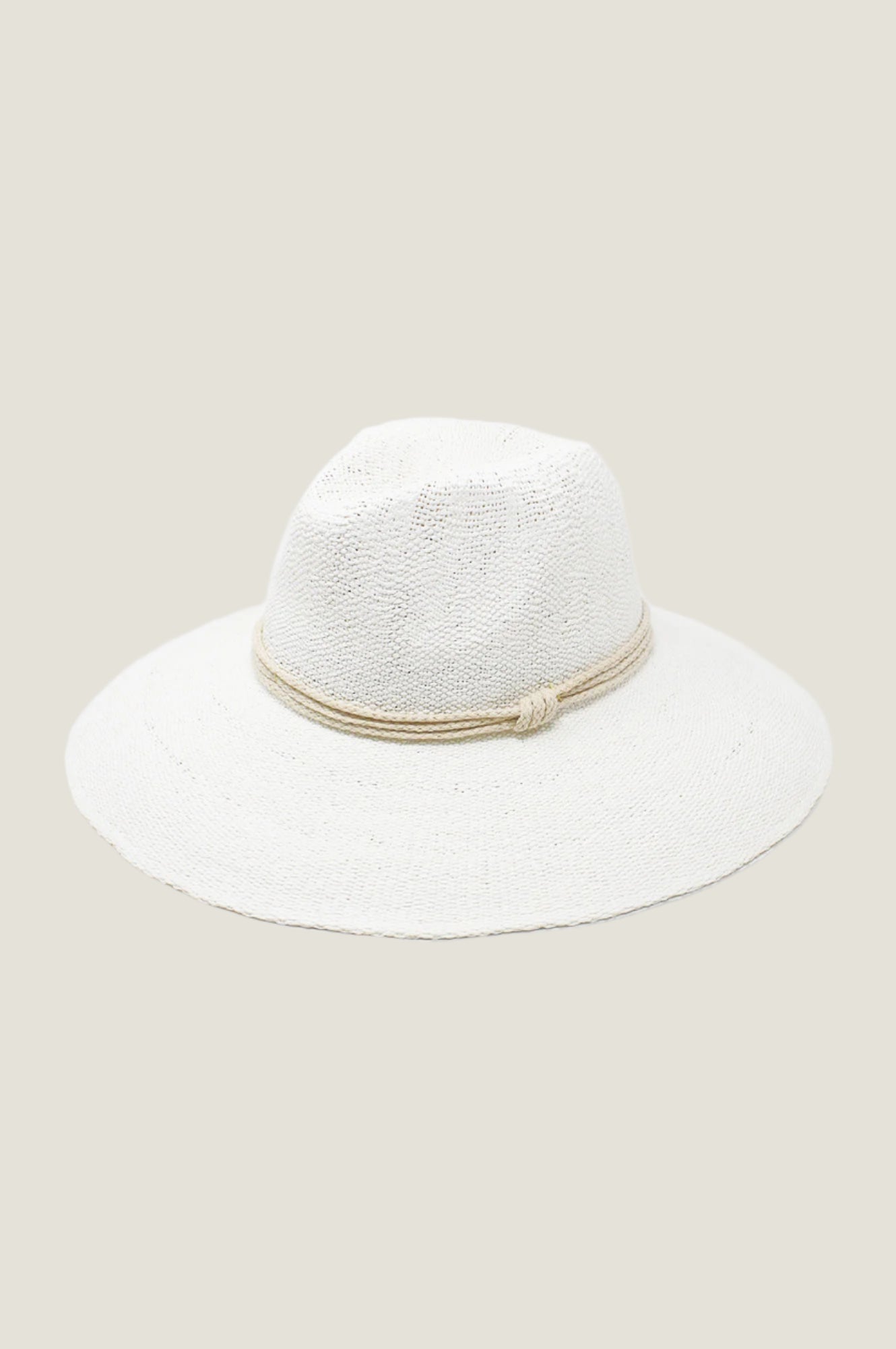 Praia Hat - Natural & White Sun Hat for Women - Perfect for Beach, Travel, and Summer Outfits