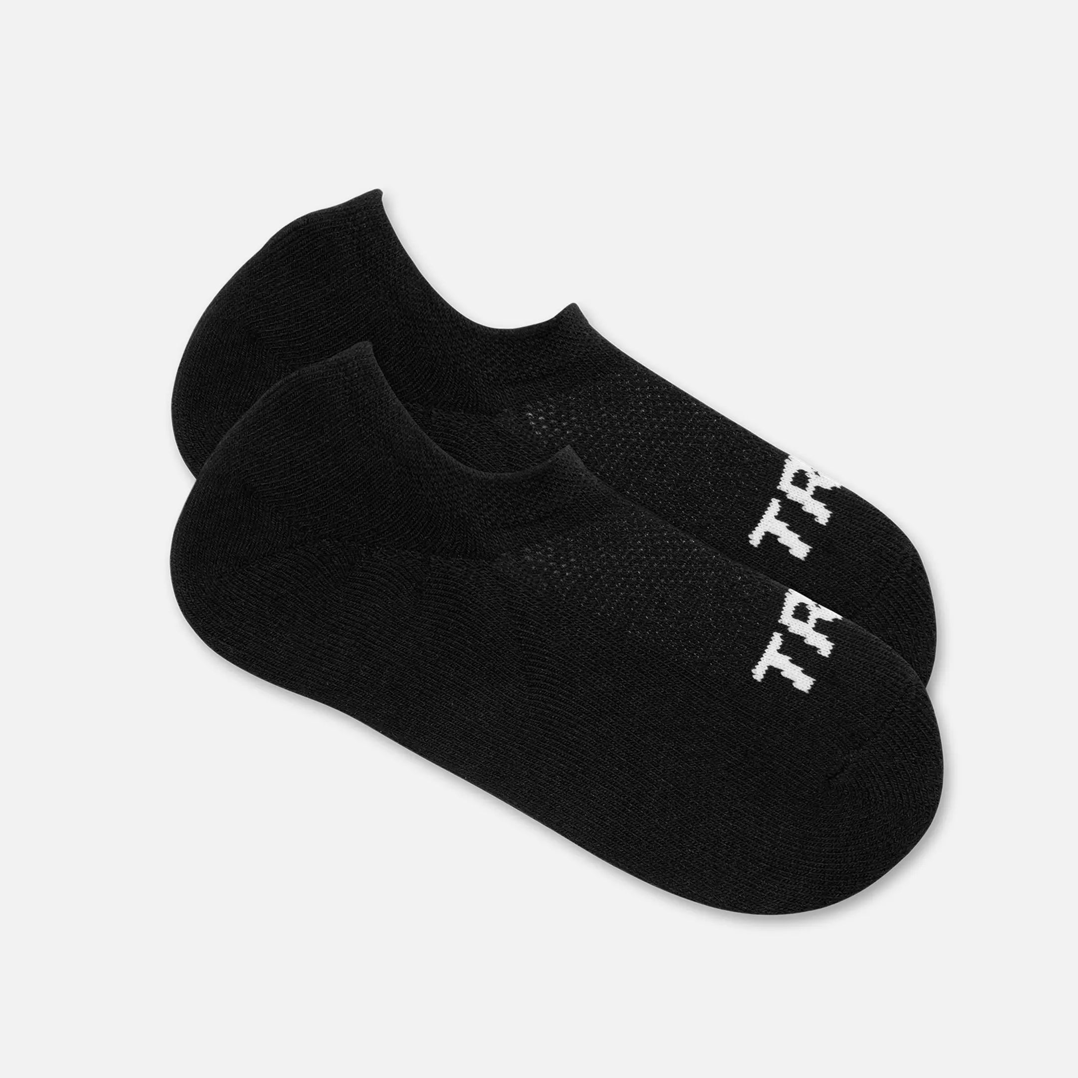 TRUE Performance No Show Socks 3 Pack - Breathable Anti-Slip Invisible Socks for Men & Women | Black | Perfect for Running, Sneakers & Casual Wear