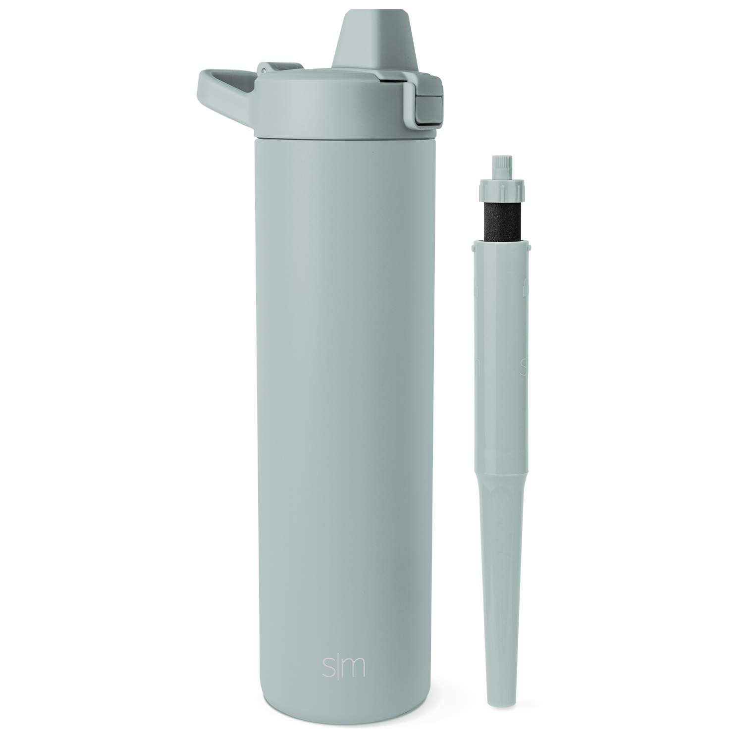 Stainless Steel Flip Straw Lid with Simple Filter - Perfect for Tumbler Cups, Water Bottles & Travel Mugs - BPA Free & Leak Proof Design