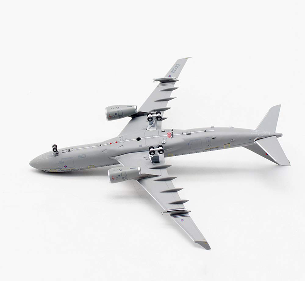1/400 Scale CMO A330 MRTT RAF Metal Die Cast Model Aircraft - 5.5 x 5.9 Inches - Collectible Military Plane Replica for Aviation Enthusiasts & Home Office Decor
