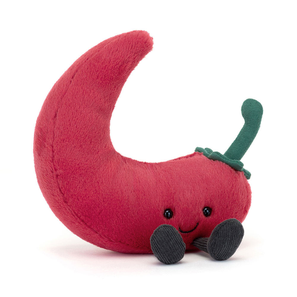 Funny Amuseables Chilli Pepper Plush Toy - Cute Stuffed Chili Pepper for Kids & Adults - Perfect Gift for Home Decor, Office Desk, or Party Favors