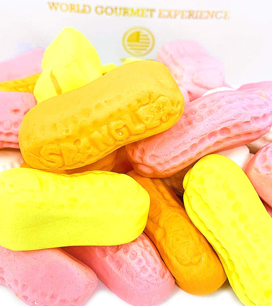 SweetGourmet Colored Circus Peanuts - Retro Marshmallow Candy 1 Pound Bag | Old Fashioned Soft Candy for Parties, Movie Nights & Nostalgic Treats