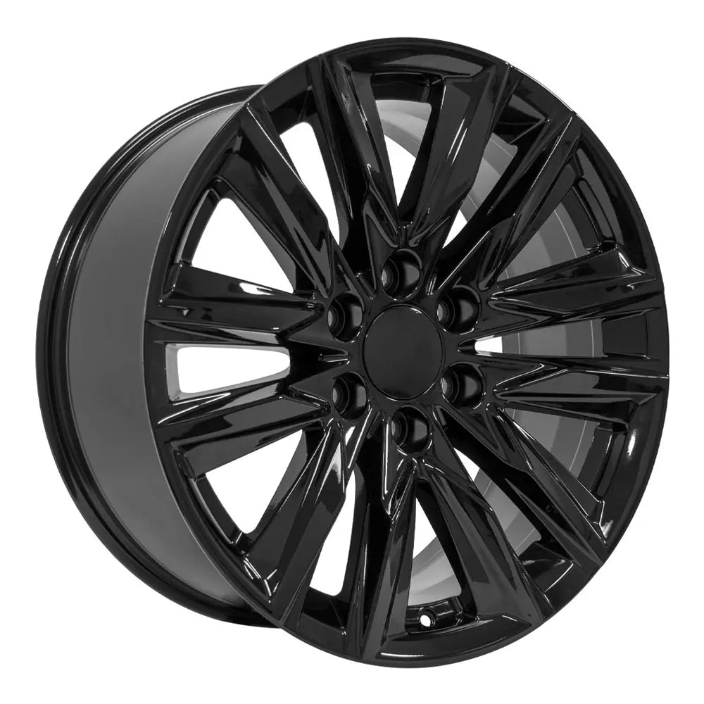 20 Inch Black Replacement Wheel for Cadillac Escalade - CA91 Replica Rim 20x9 - Perfect for Off-Roading & Luxury SUV Upgrades