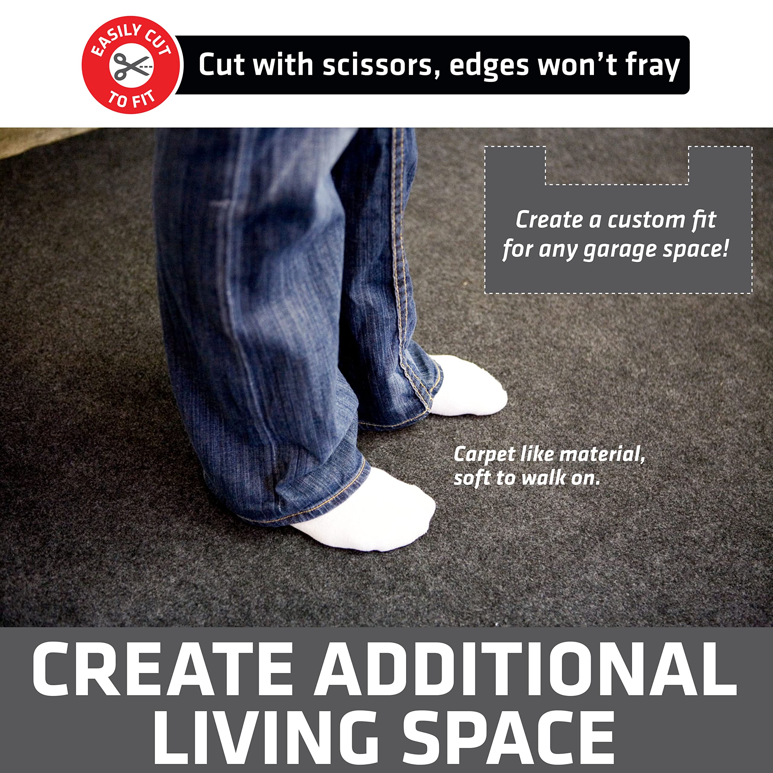Drymate Premium Garage Floor Mat 17' x 7'4