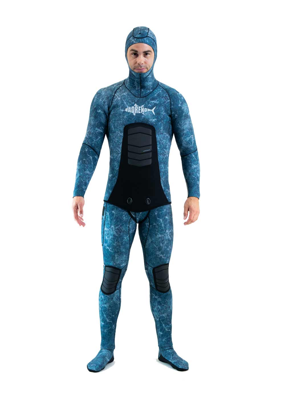 Adreno Men's Ascension 3.5mm Two-Piece Wetsuit for Scuba Diving, Surfing & Cold Water Swimming | Neoprene Wetsuit with Thermal Protection