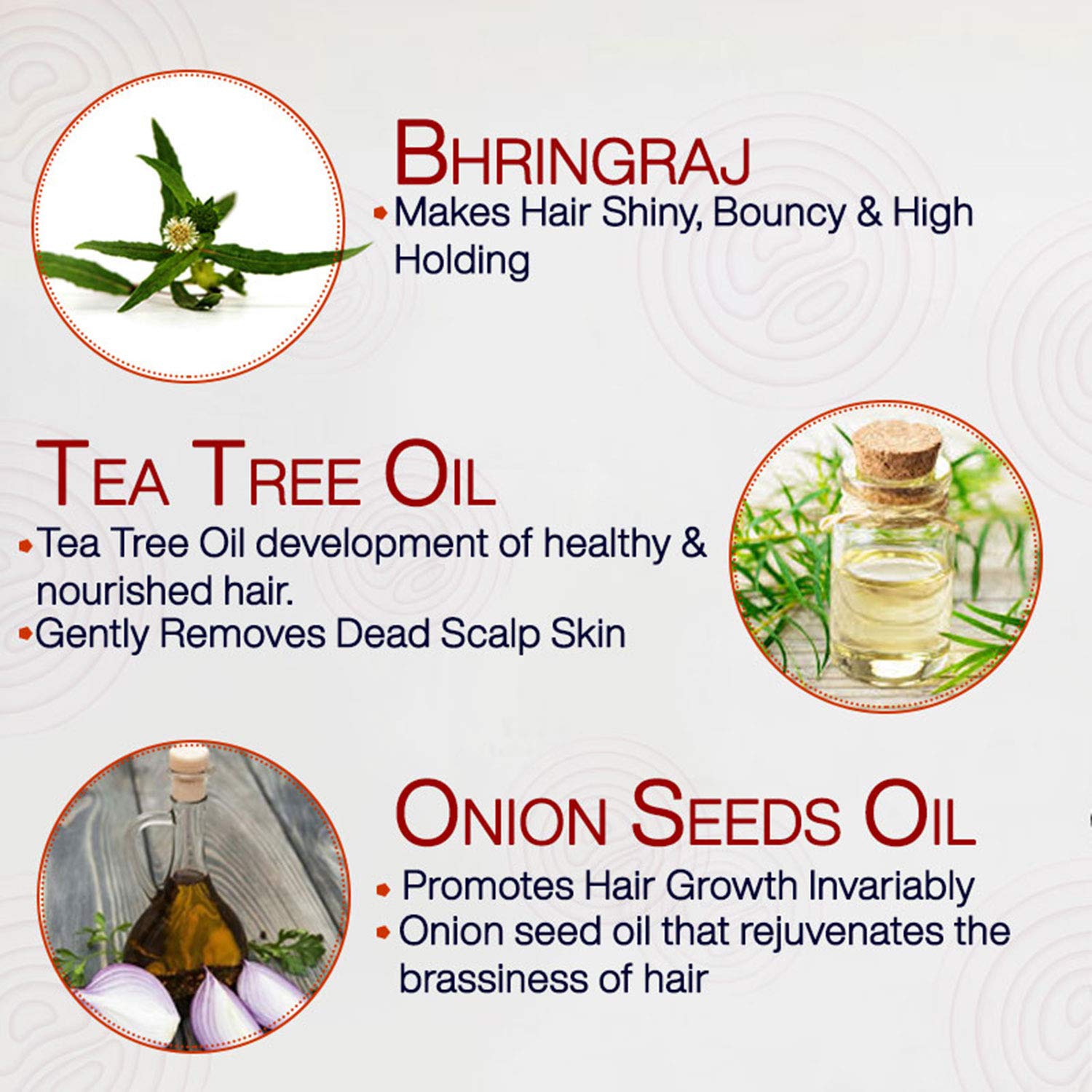 NutriGlow NATURAL'S Onion Hair Shampoo with Onion Seed Oil - Anti Dandruff & Hair Loss Treatment for Deep Nourishment & Shiny Hair (300ml) - Perfect for Daily Hair Care & Scalp Health