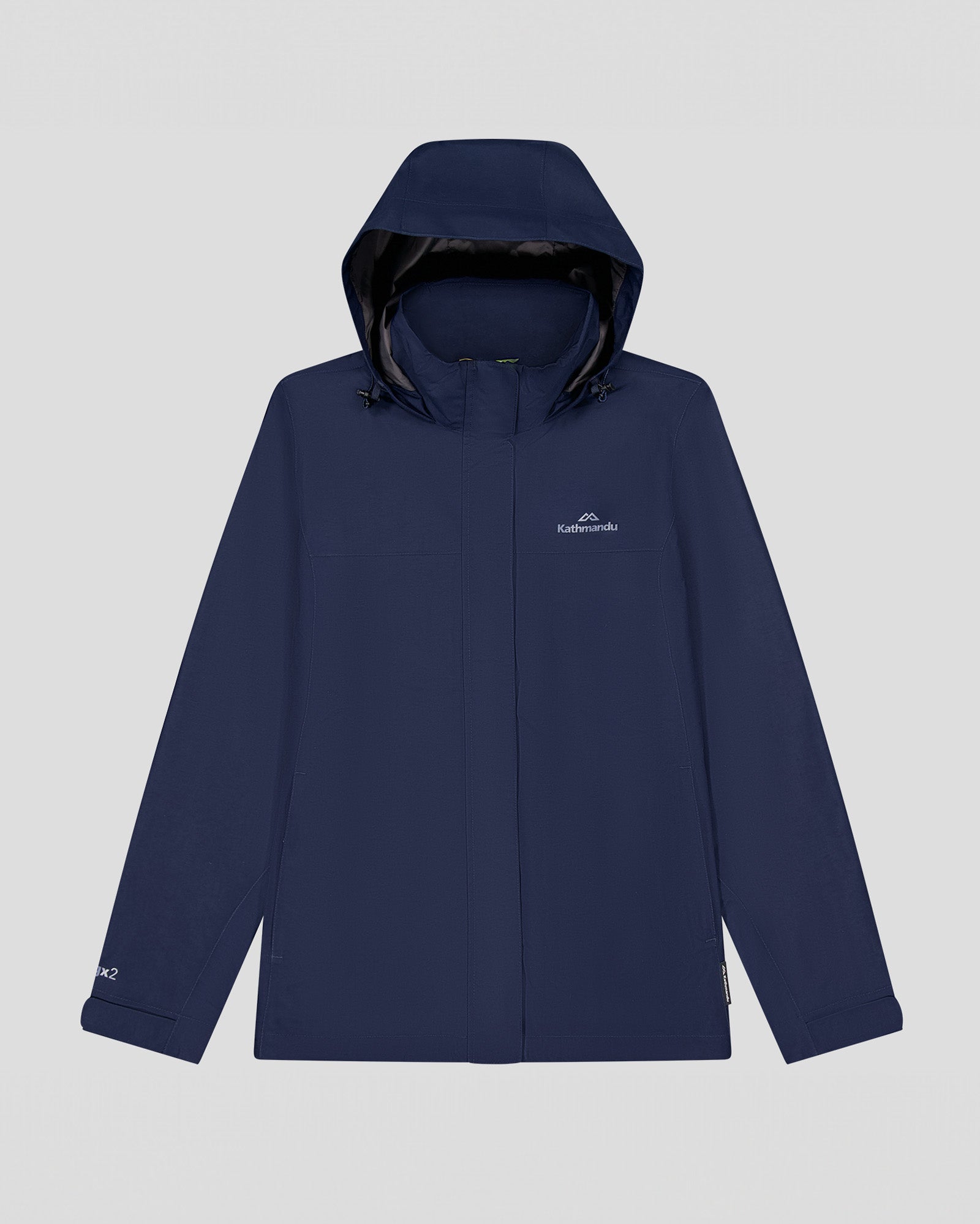 Andulo 2-Layer Waterproof Rain Jacket for Women - Pure Navy Blue - Lightweight Windbreaker for Hiking, Commuting & Outdoor Activities
