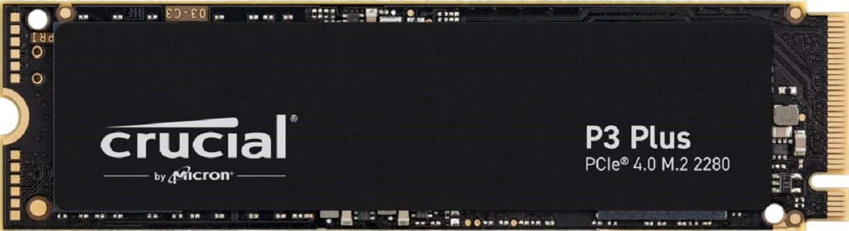 Crucial P3 Plus 1TB PCIe Gen4 NVMe M.2 2280 SSD - High Speed Internal Solid State Drive for Gaming, Laptops & Desktop PCs | Fast Boot & Load Times