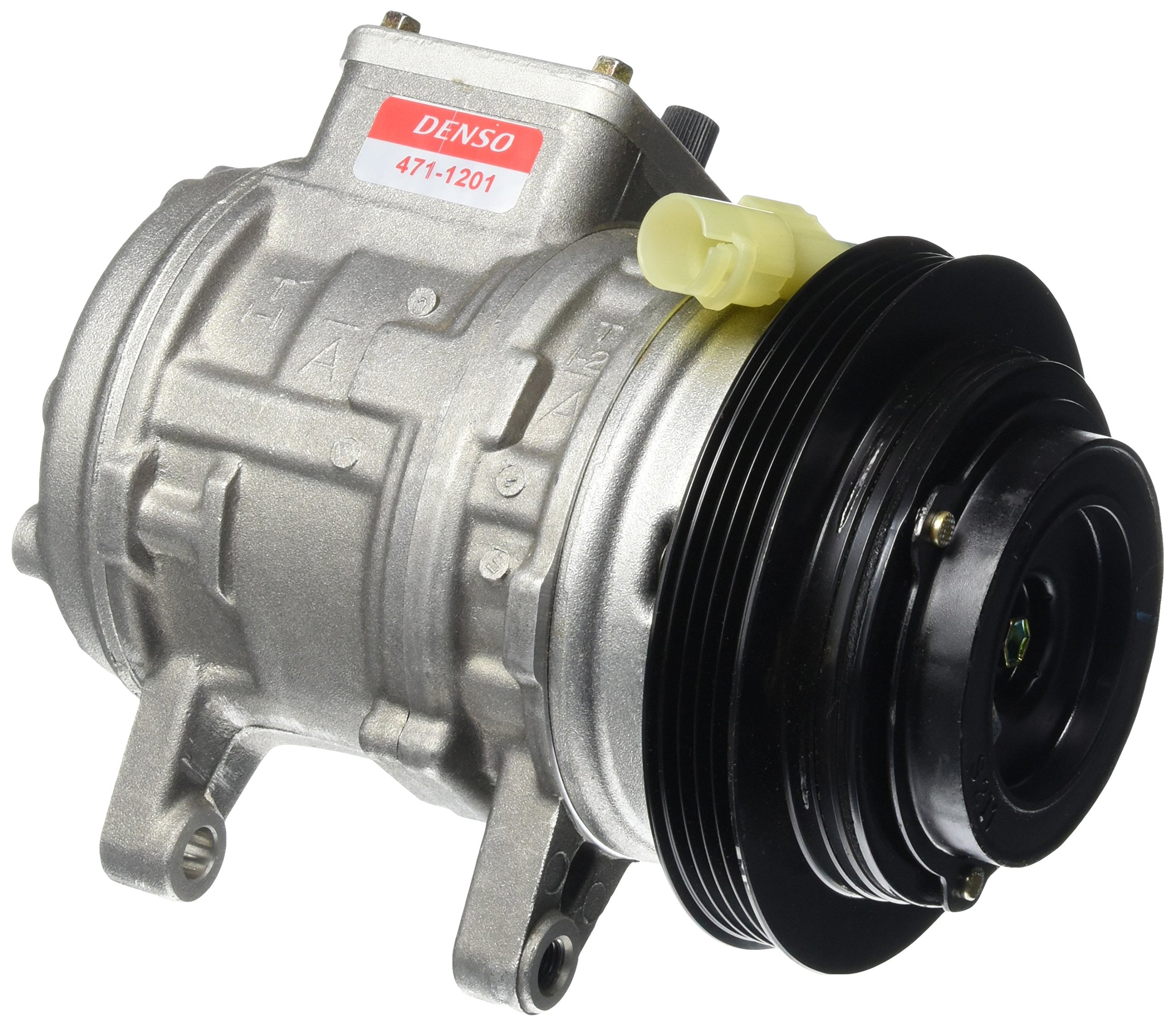 Denso 471-1201 New A/C Compressor with Clutch - Replacement for Car & Truck Air Conditioning Systems | Perfect for Summer Cooling & Vehicle Maintenance