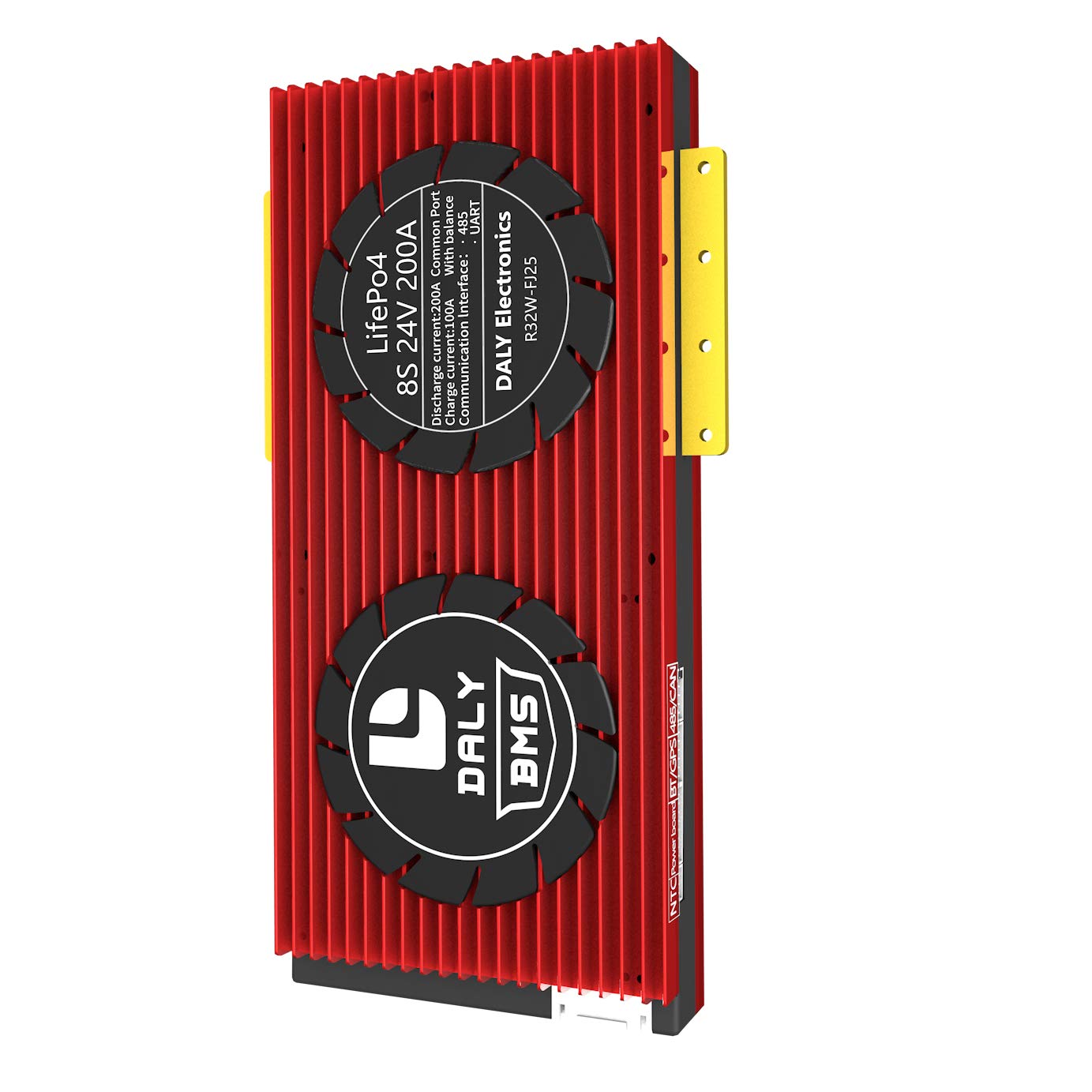 DALY Smart BMS 24V 200A 8S LiFePo4 Battery Management System with Bluetooth, UART, RS485 & CAN - for 3.2V Lithium Batteries, Solar Power Systems, Off-Grid Applications & Energy Storage Solutions