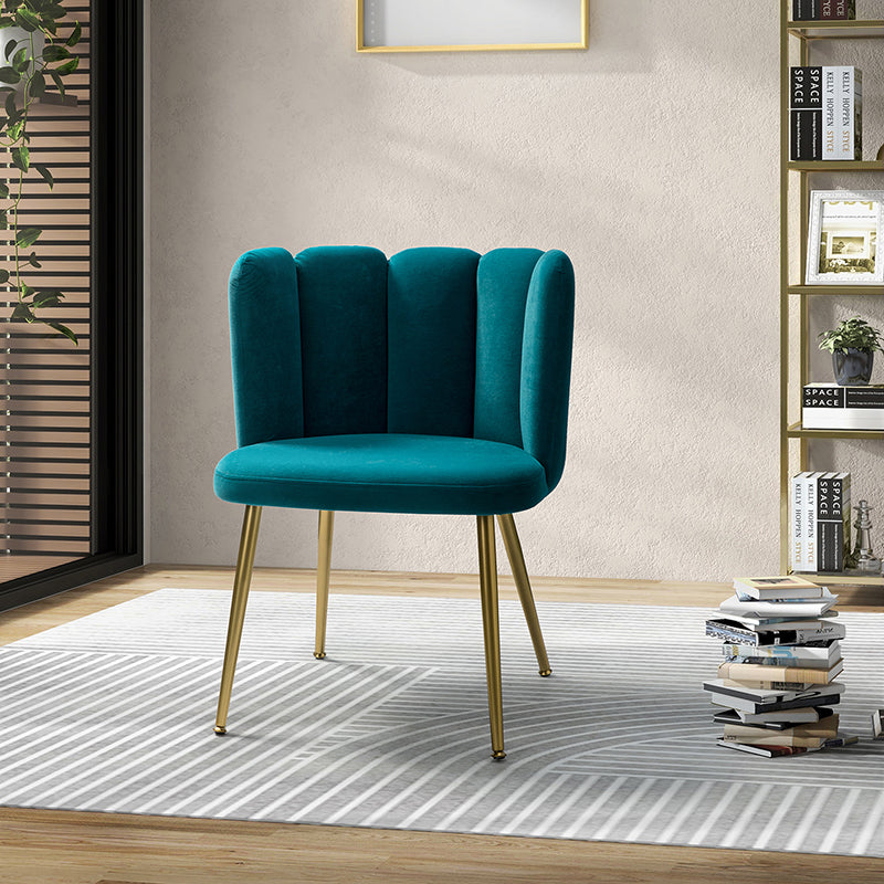 Elodia Side Chair - Modern Accent Chair for Dining Room, Living Room & Office - Sturdy Wooden Frame with Upholstered Seat - Perfect for Home Decor & Small Spaces