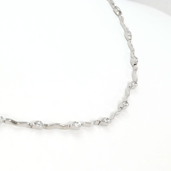 18K White Gold Diamond Necklace for Women - Elegant Dainty Pendant Jewelry Gift for Anniversary, Birthday & Valentine's Day | Perfect for Weddings, Parties & Special Occasions