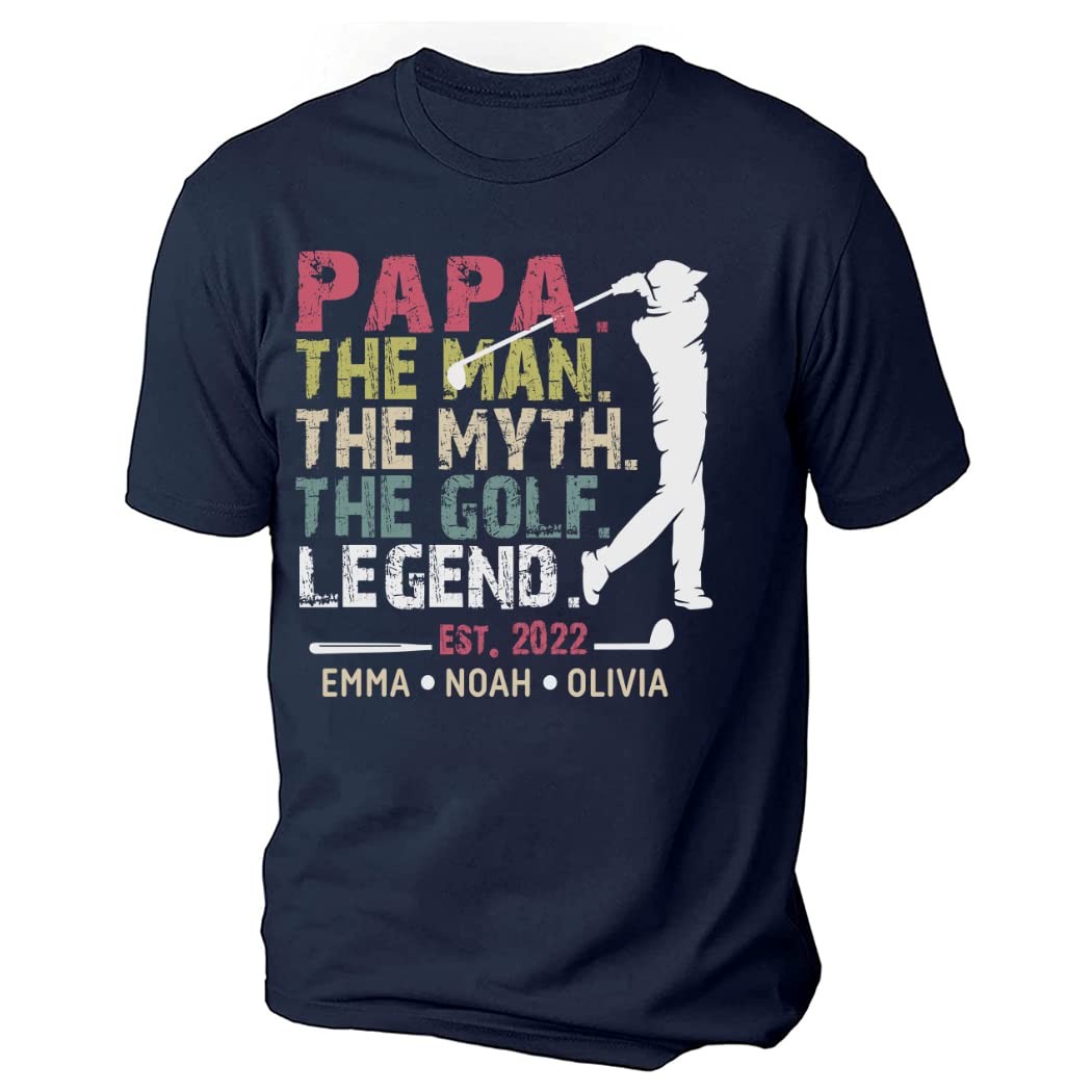 Men's Golf Shirt - Perfect Gift for Dad & Grandpa - Comfortable Polo for Golfing & Casual Wear - Ideal for Father's Day, Birthdays & Retirement Gifts