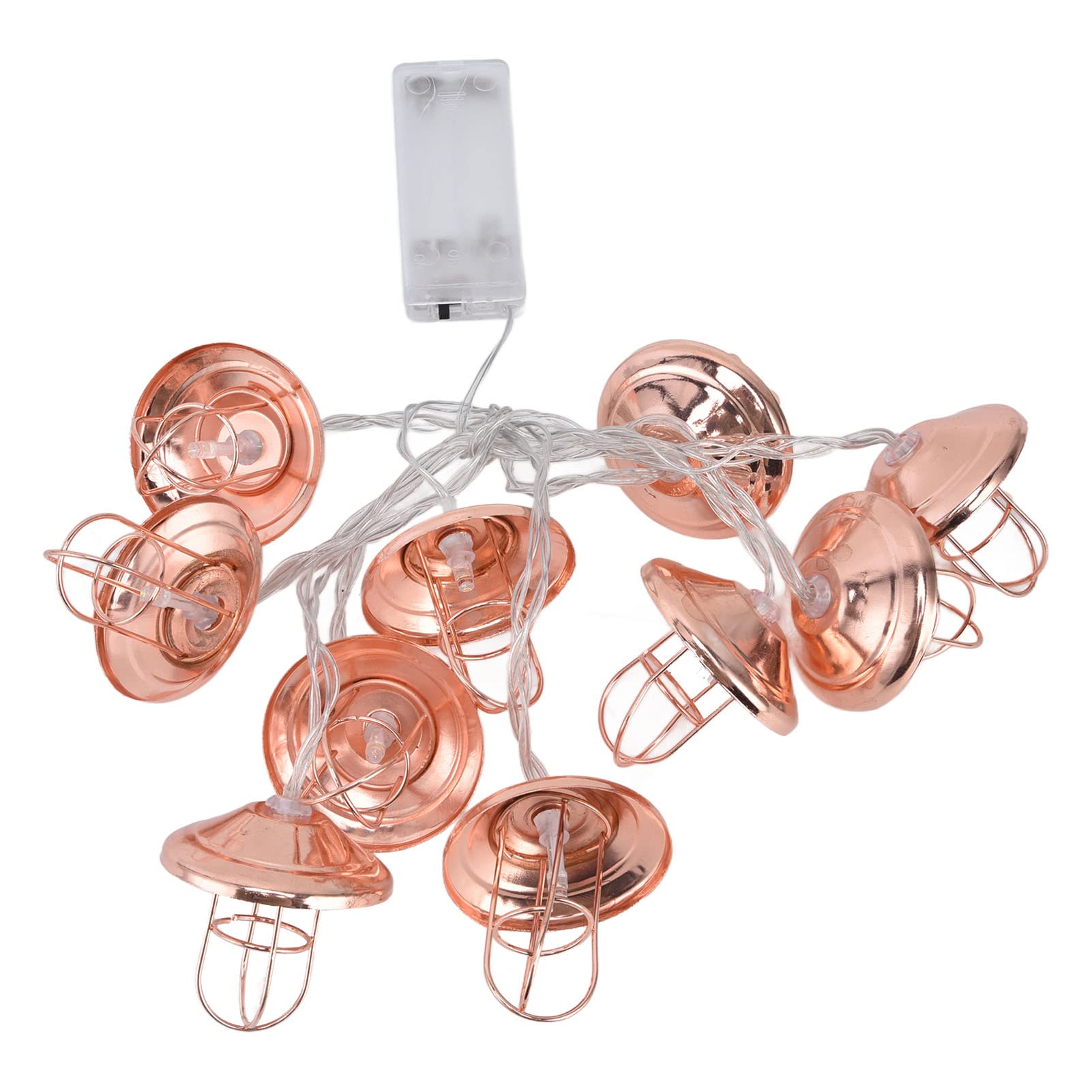 Tgoon LED String Lights - 50ft Shatterproof Hollow Fairy Lights, Energy Saving Warm White for Outdoor Garden, Patio, Wedding, Party & Picnic Decorations