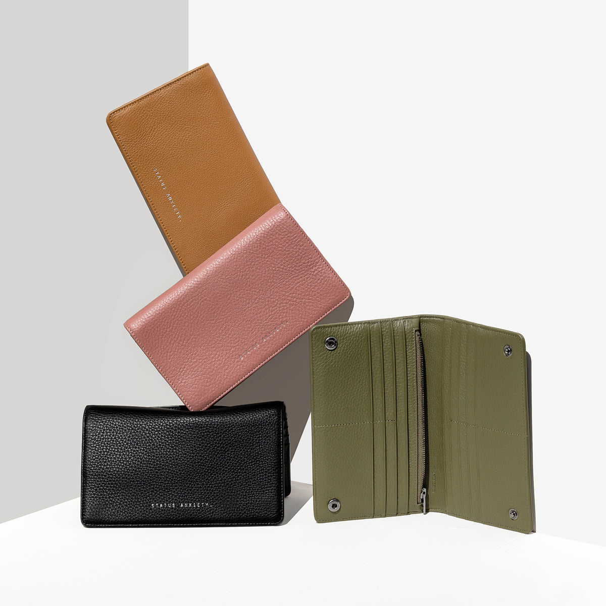 Living Proof Wallet for Men & Women - Slim RFID Blocking Leather Bifold Wallet with Money Clip (Khaki) - Perfect for Travel, Business & Everyday Use